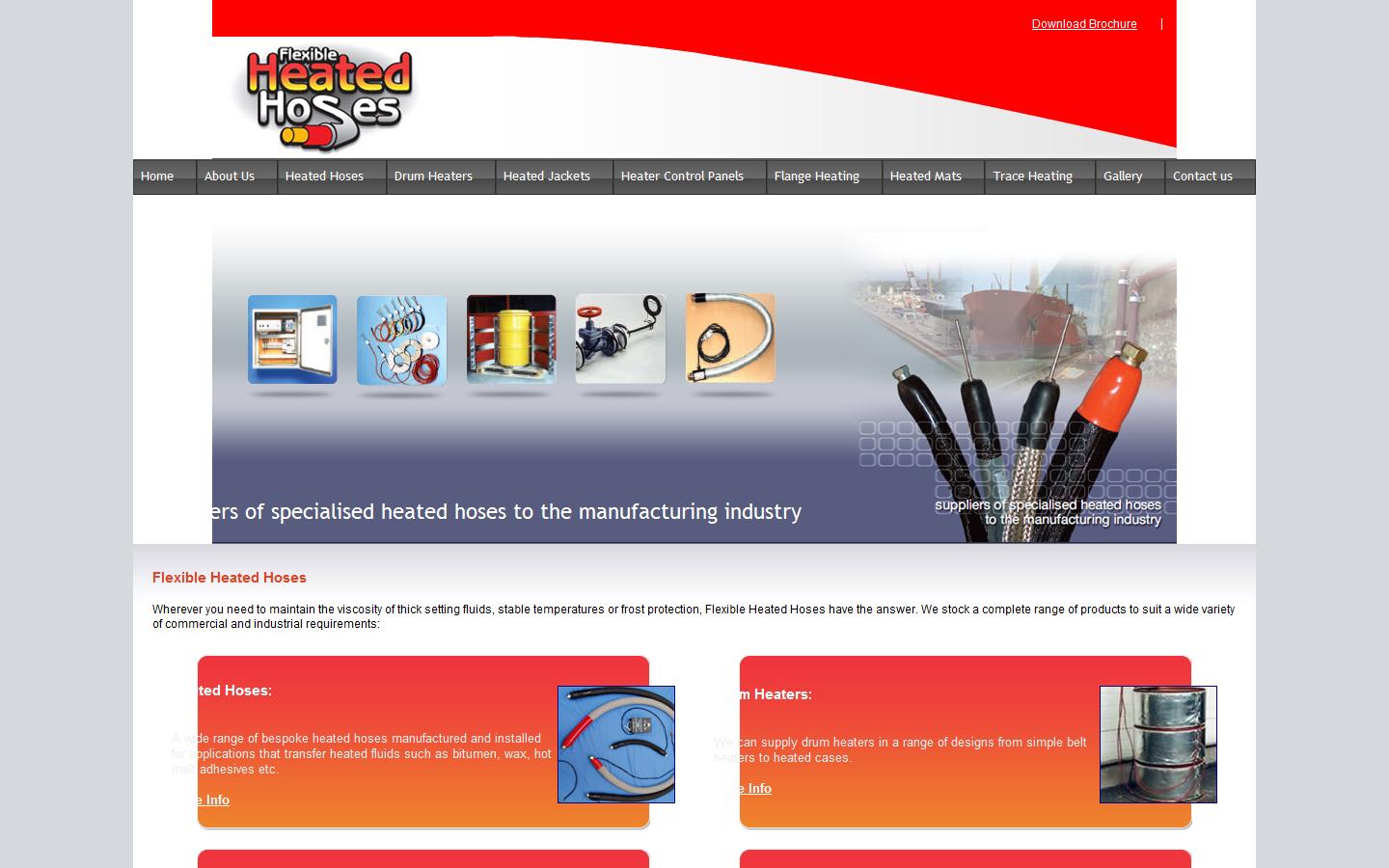 Flexible Heating Hoses Ltd Website