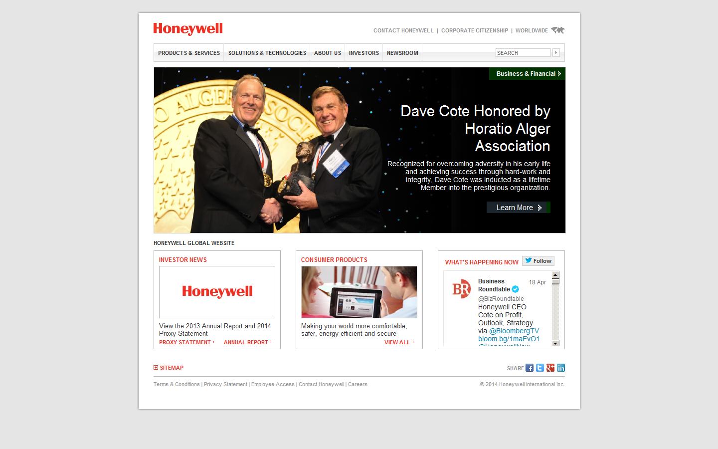 Gent by Honeywell Website