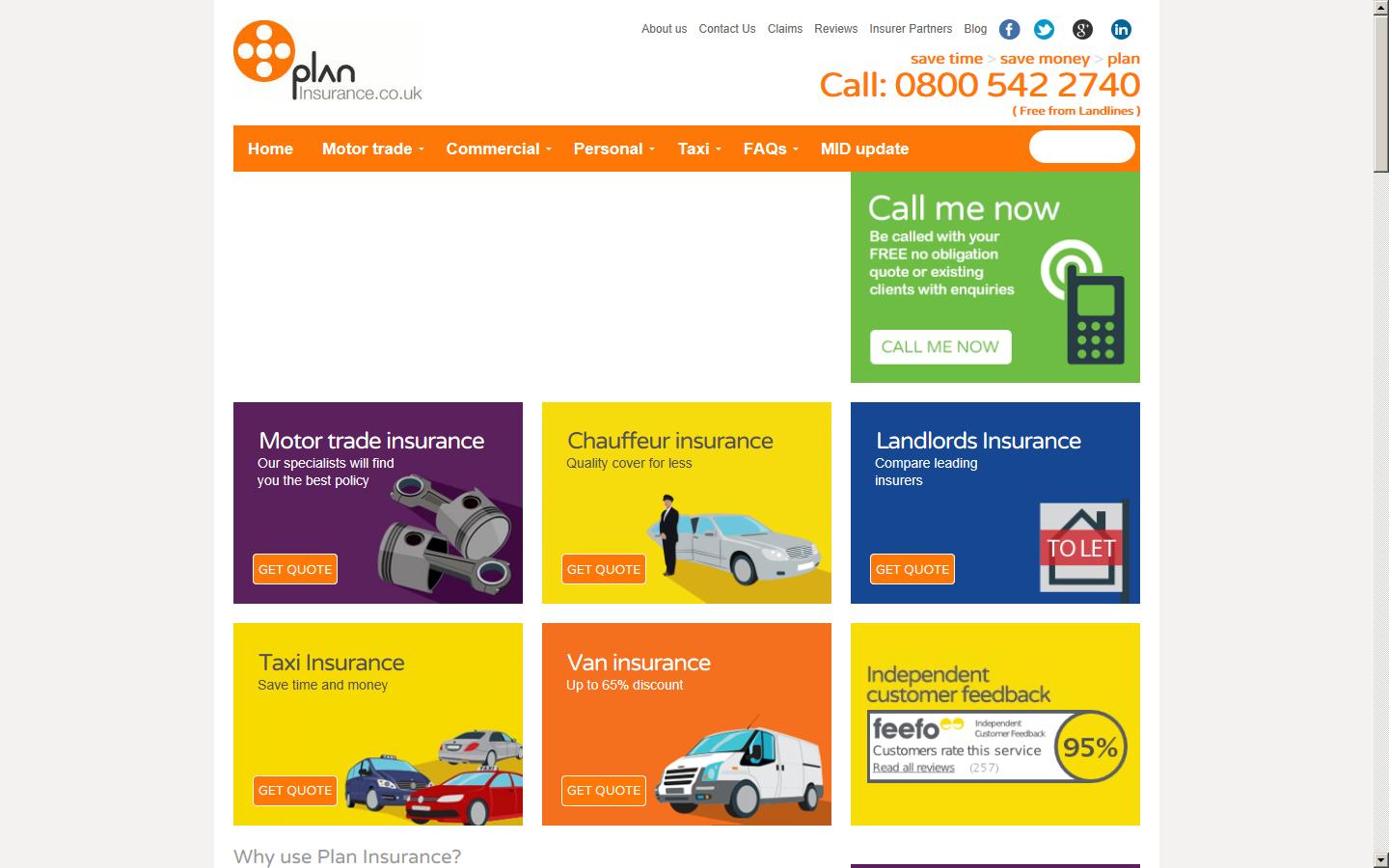 Plan Insurance Website