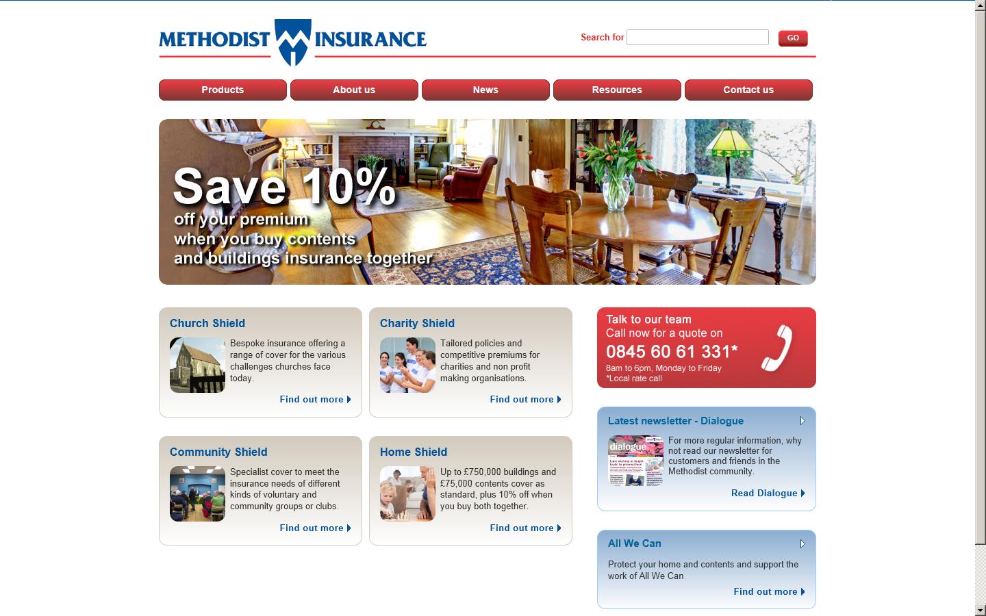 Methodist Insurance plc Website