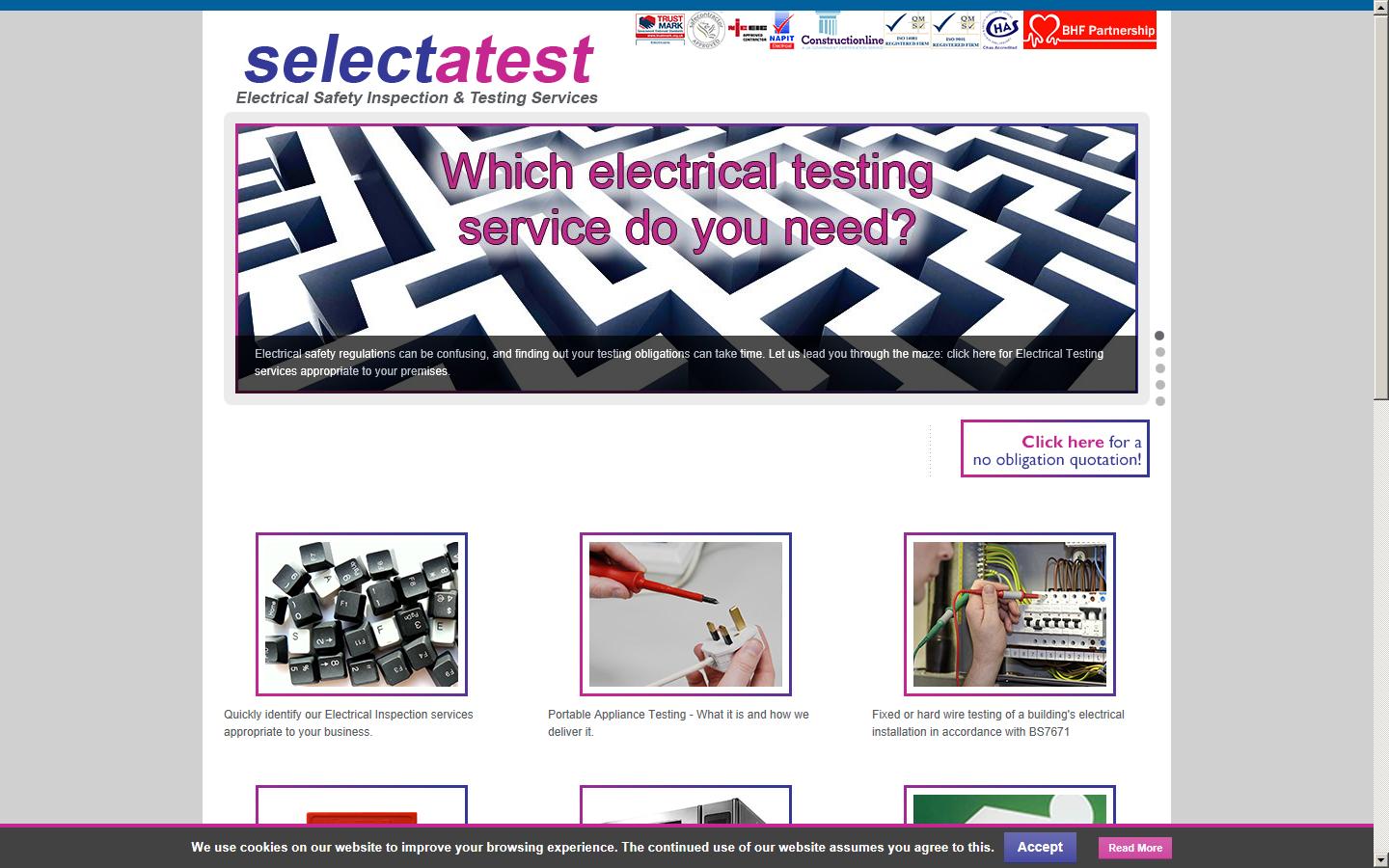 Selectatest Website