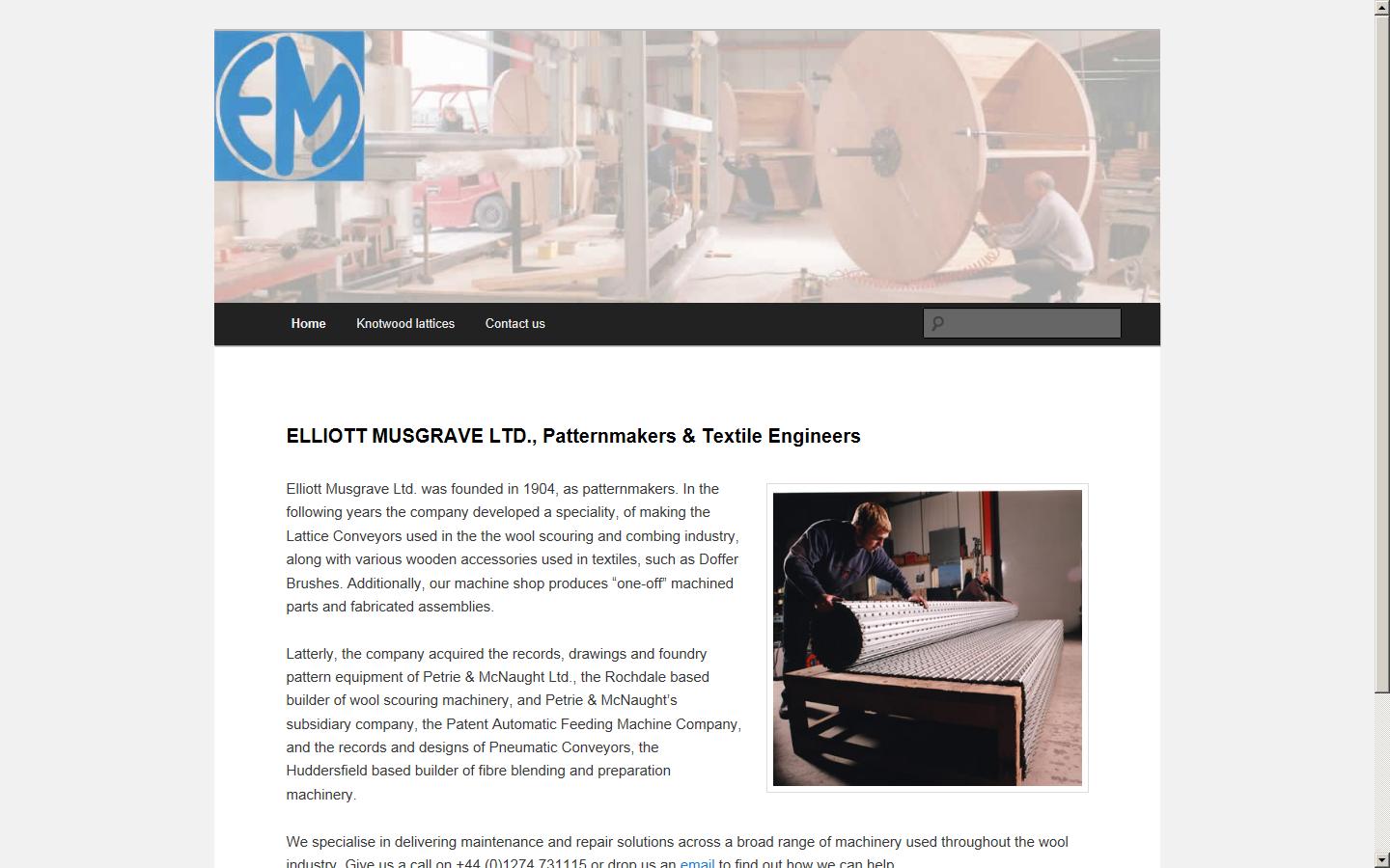 Elliott Musgrave Ltd Website