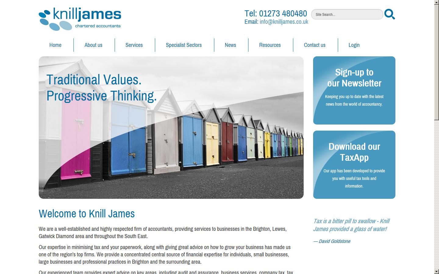 Knill James Website