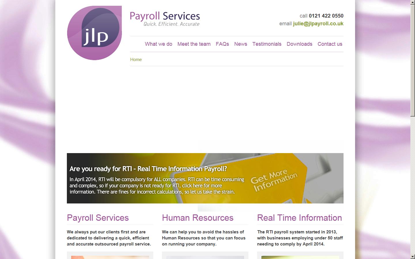 JL Payroll Services Website