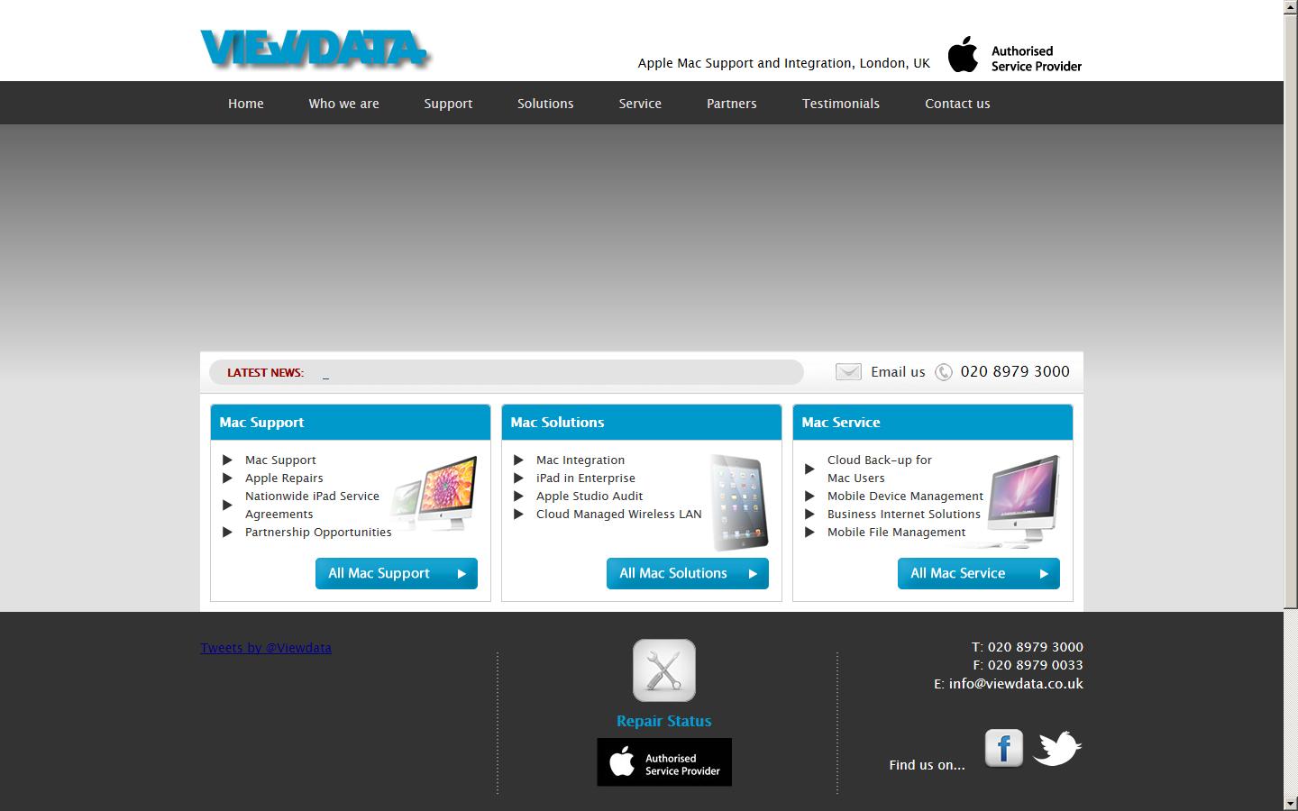 View Data Computing Ltd Website