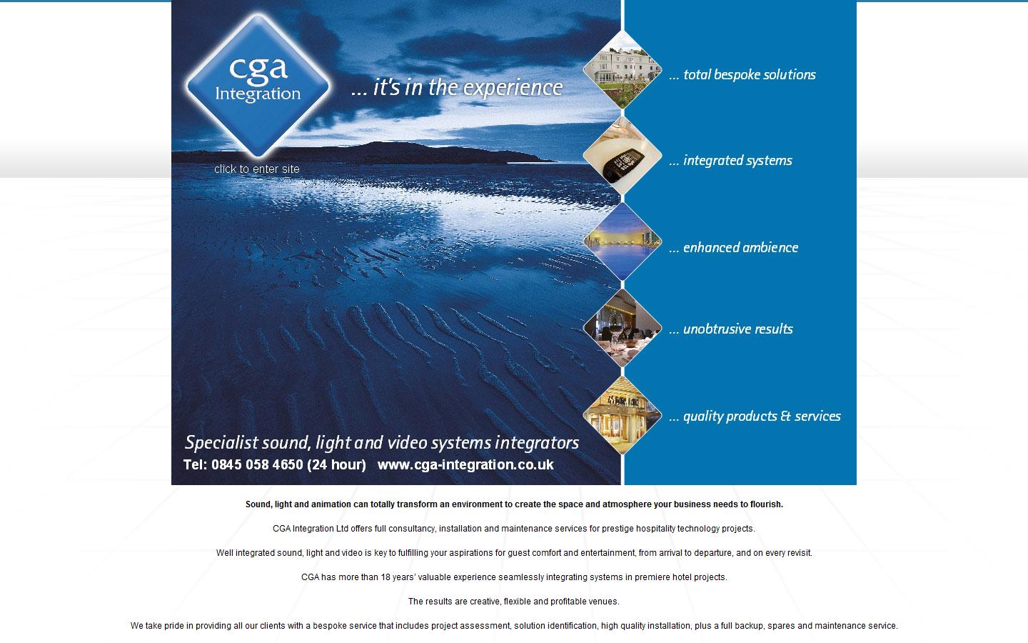 CGA Integration Ltd Website