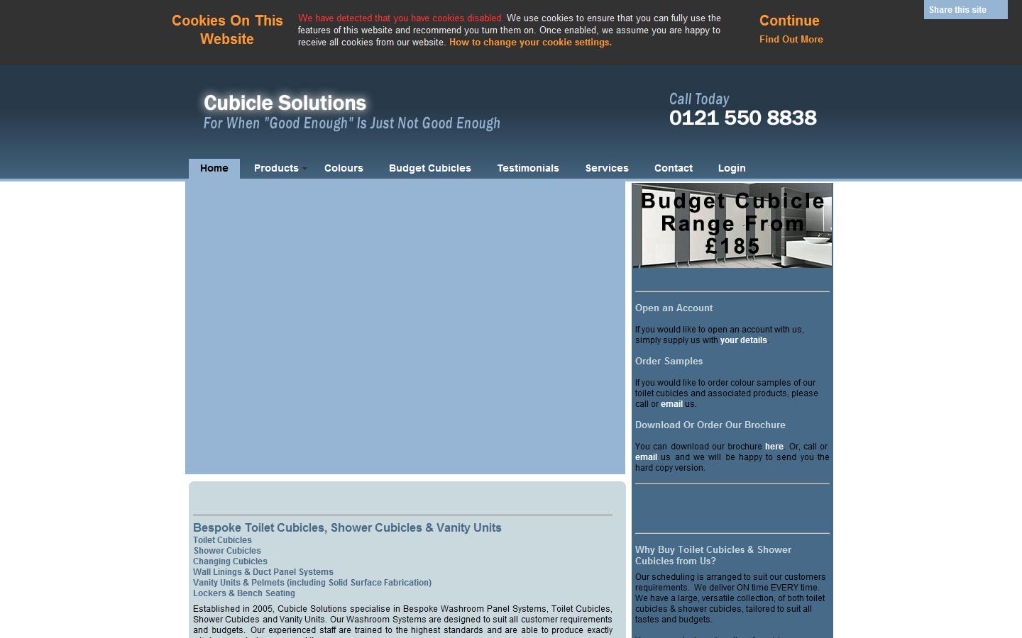 Cubicle Solutions Website