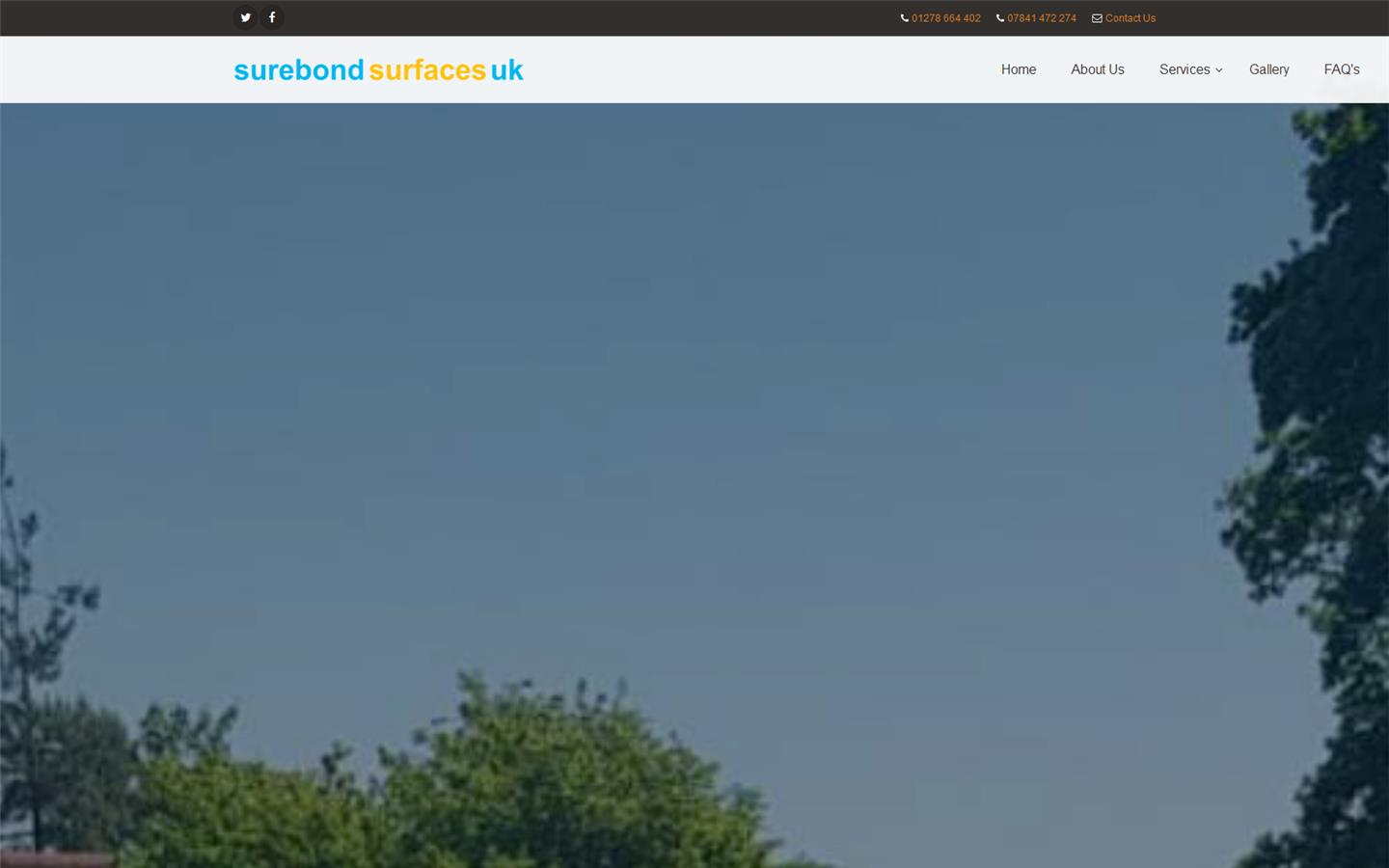 Surebond Surfaces Website