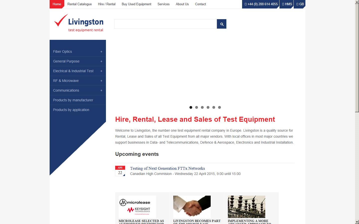 Livingston UK Ltd Website