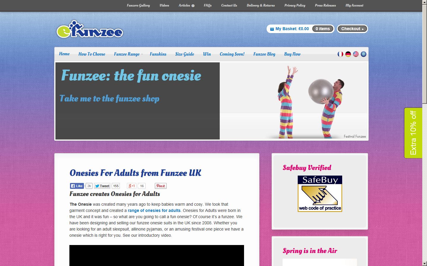 Funzee Website