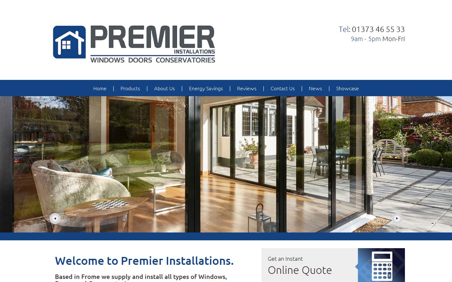 Premier Installation Website
