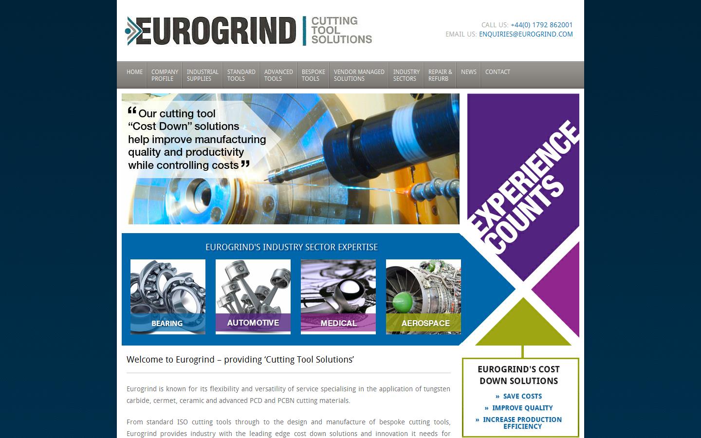Eurogrind Ltd Website