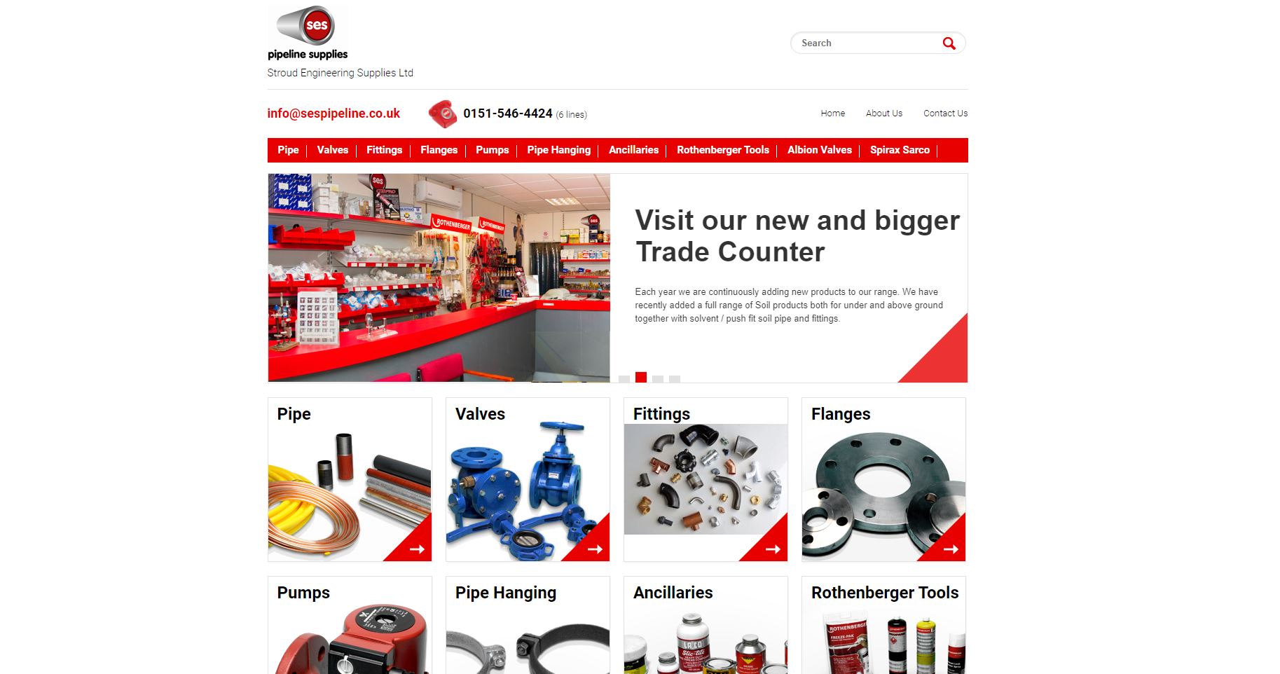 Stroud Engineering Supplies Ltd Website