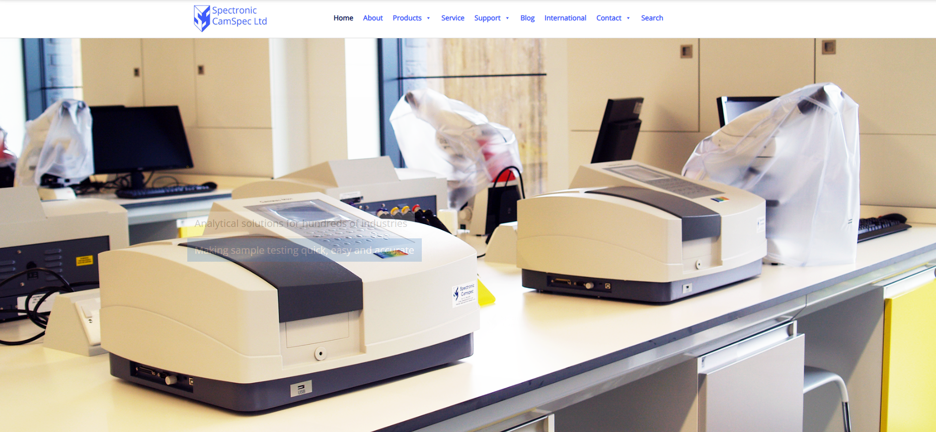 Spectronic Analytical Instruments Website