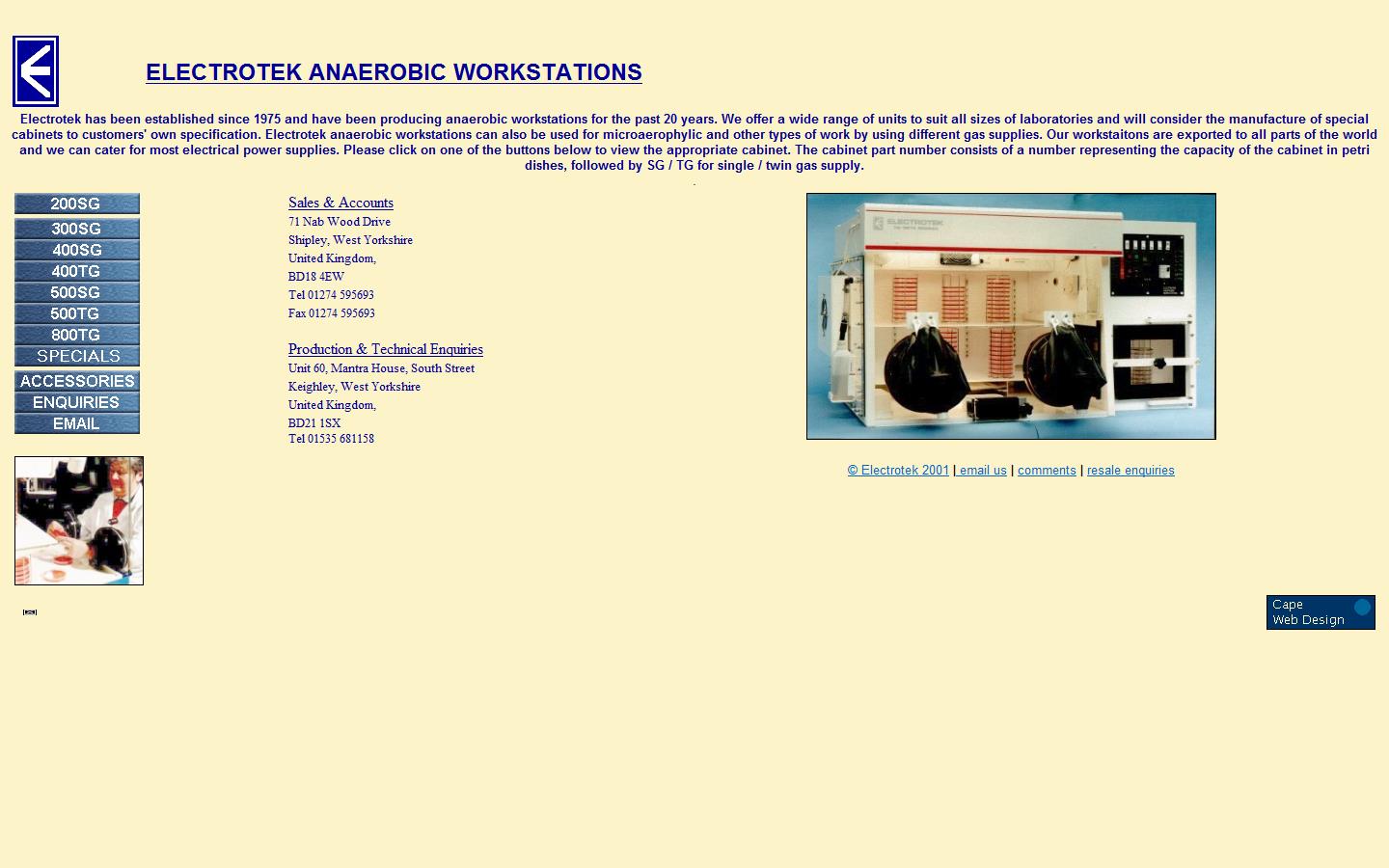 Electrotek Scientific Website