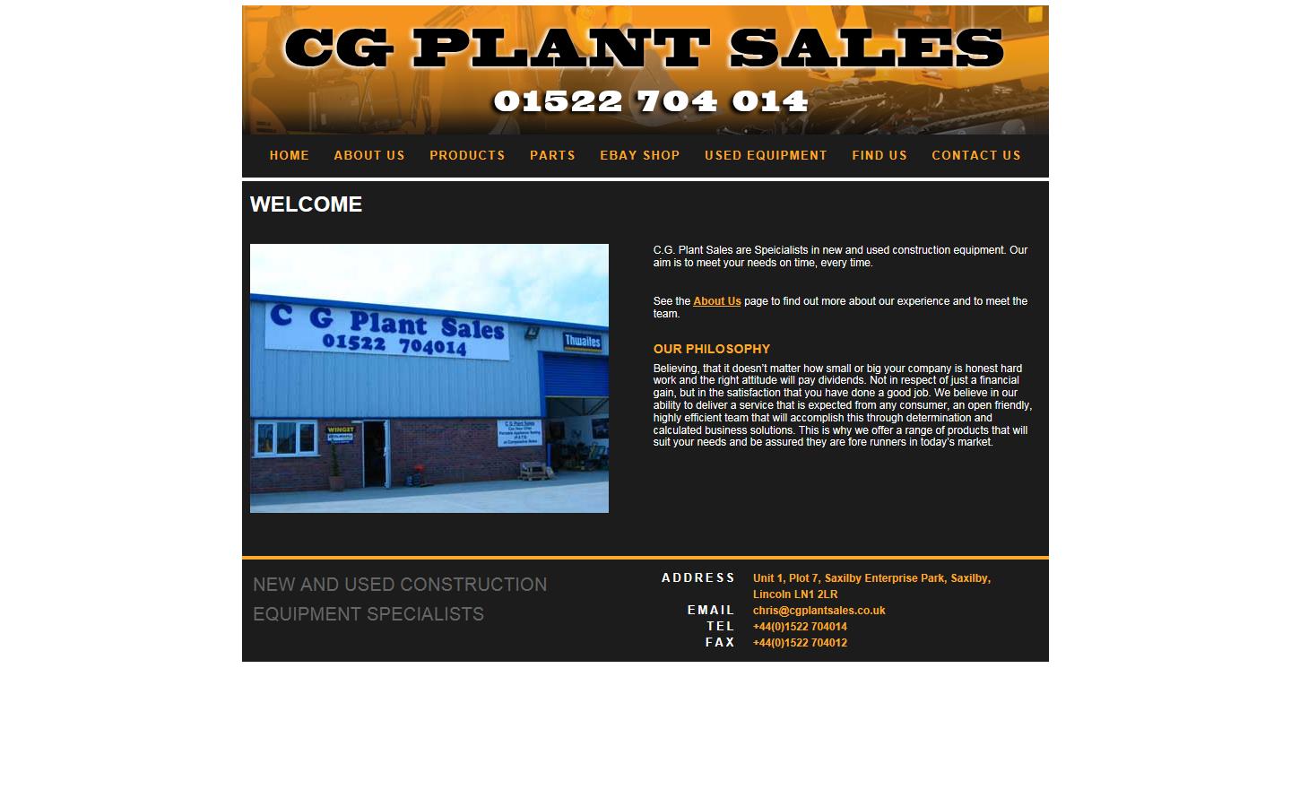 C G Plant Sales Website