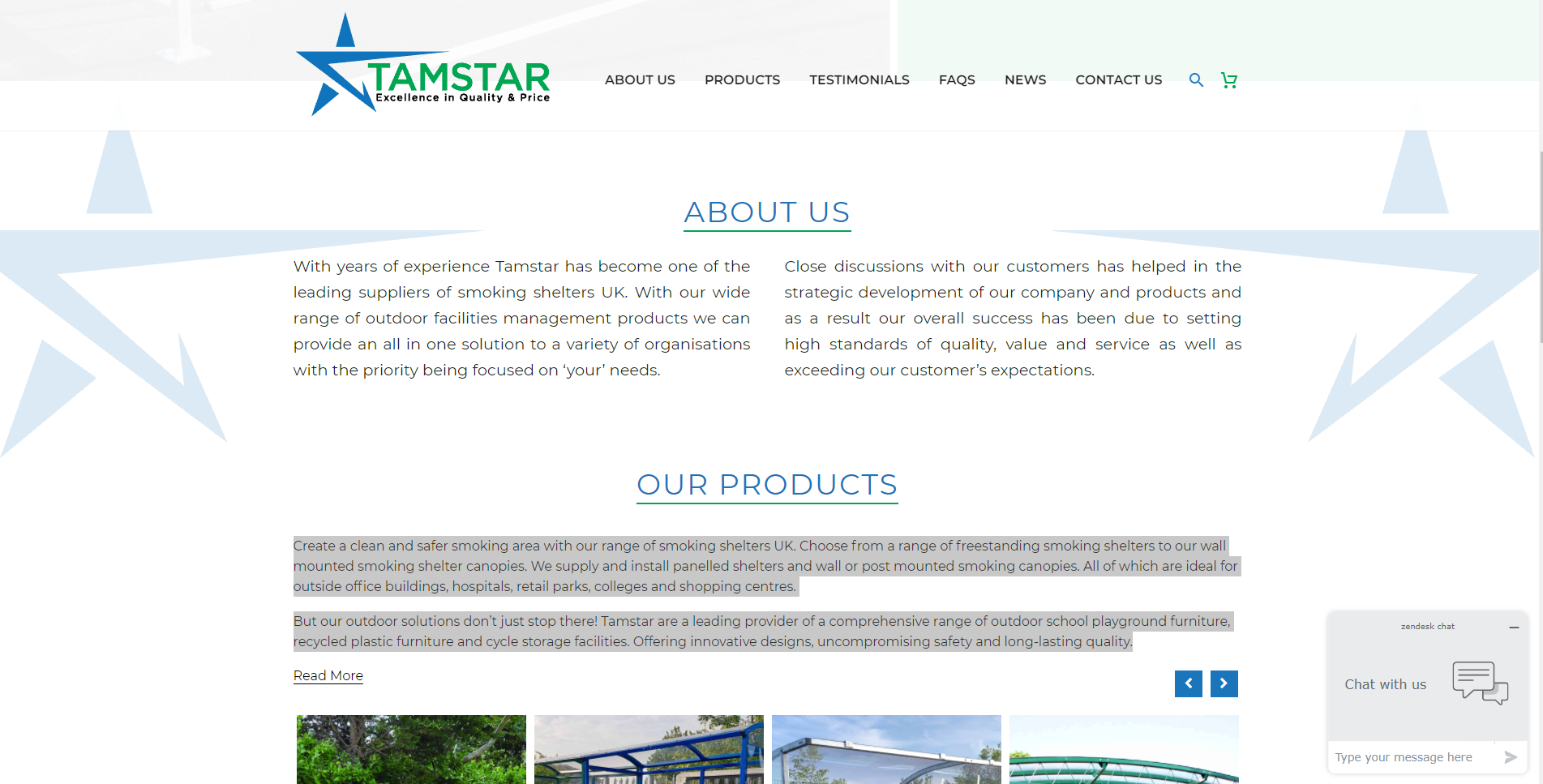 Tamstar Website