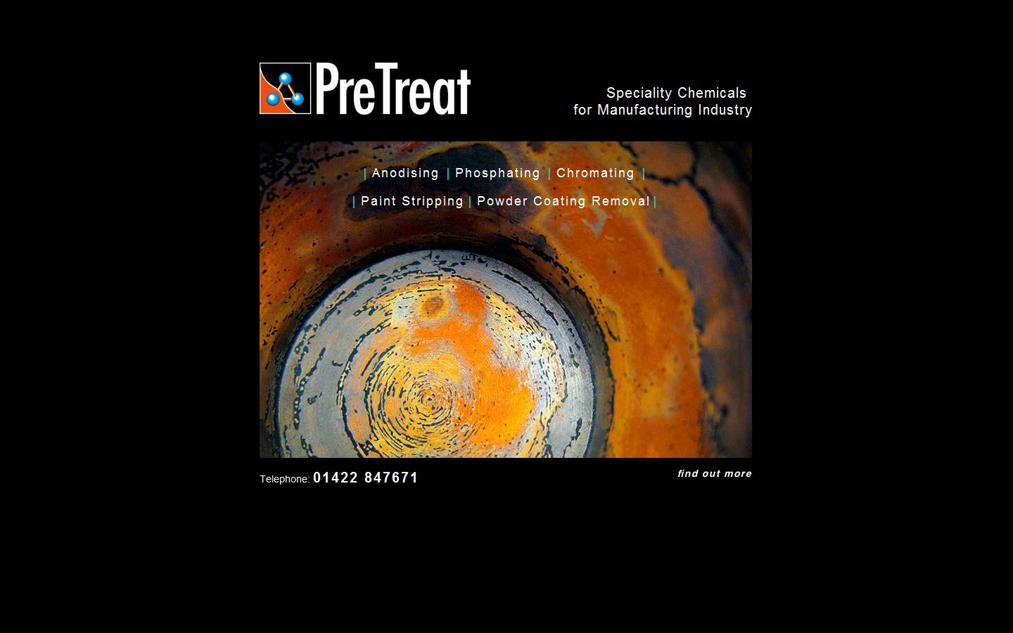 Pre-Treatment Technologies Ltd Website