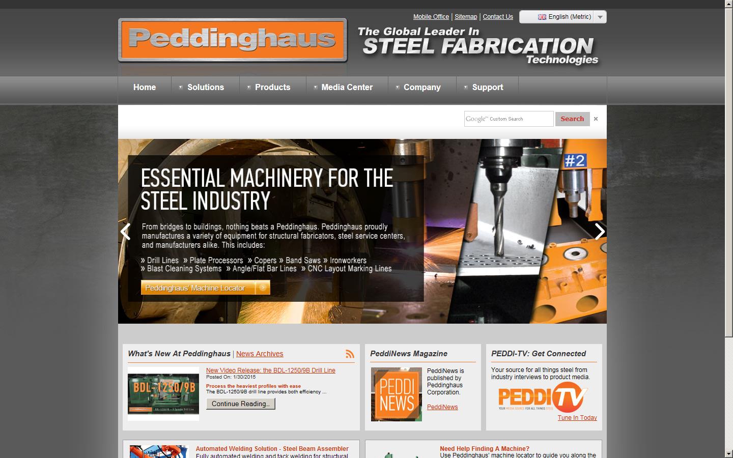 Peddinghaus Corporation Website