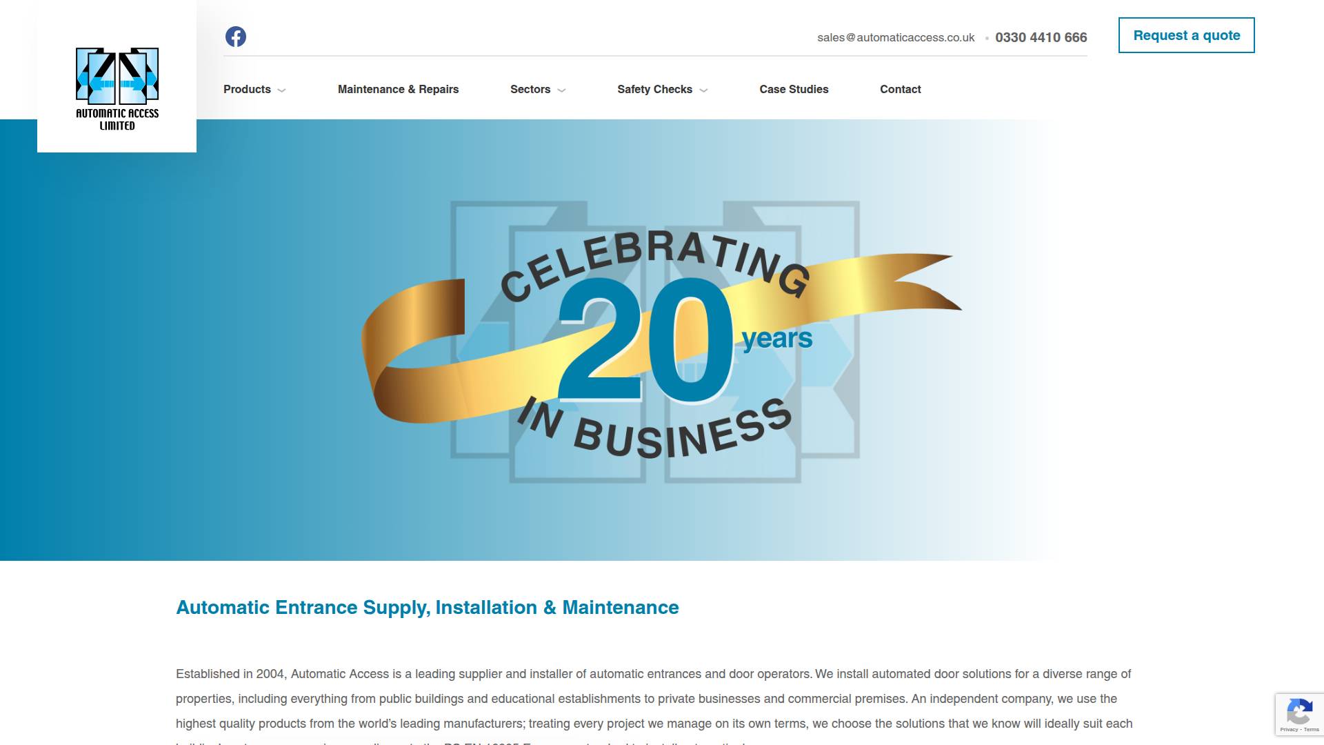 Automatic Access Ltd Website