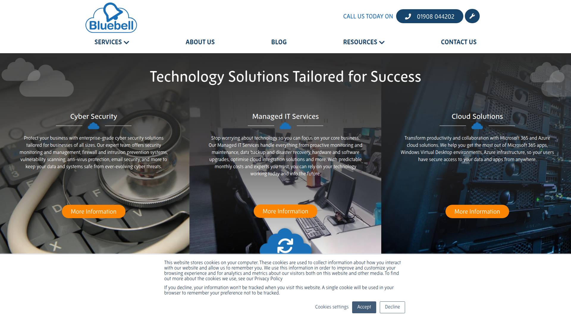 Bluebell IT Solutions Website