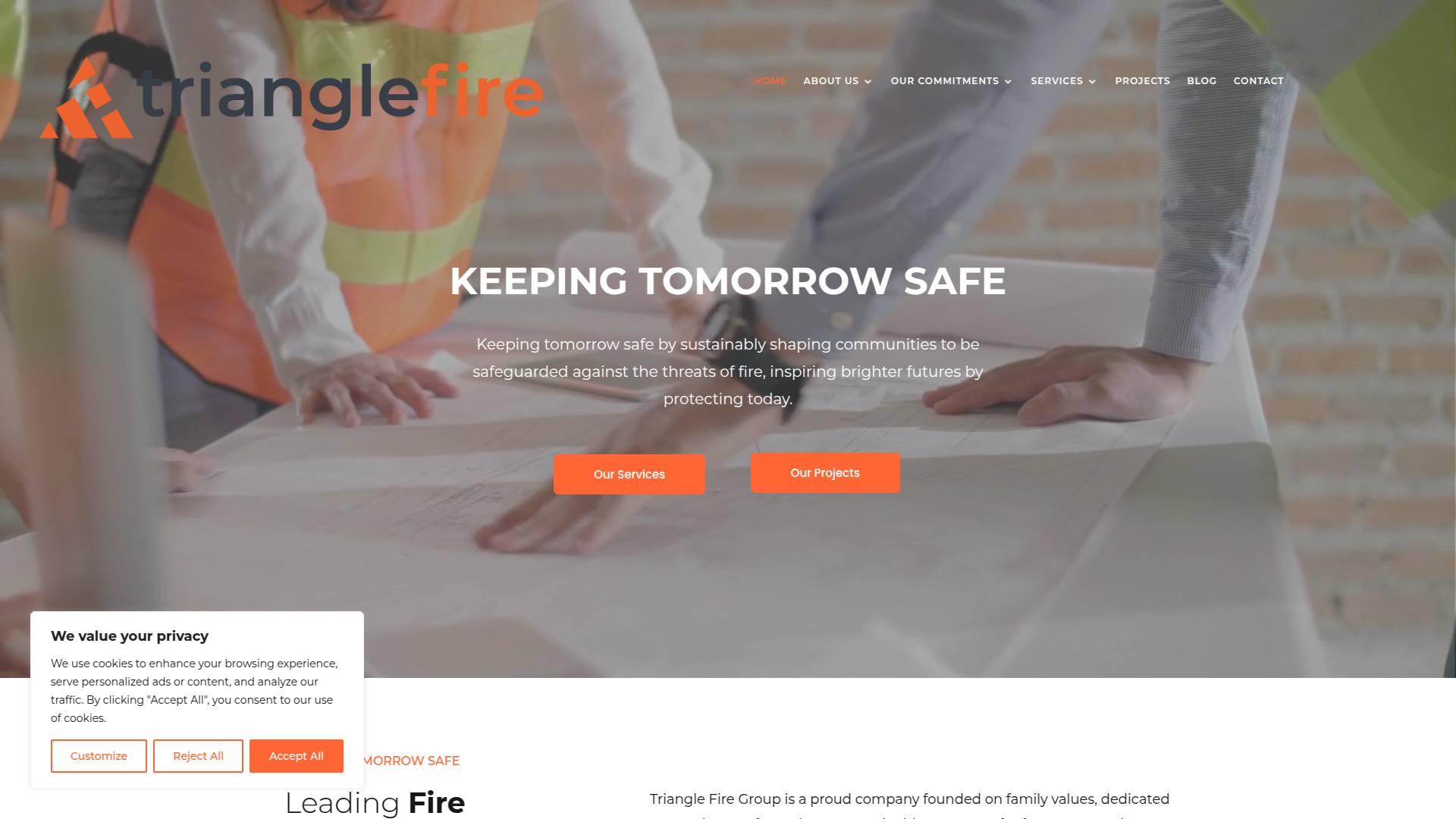 Triangle Fire Systems Ltd Website