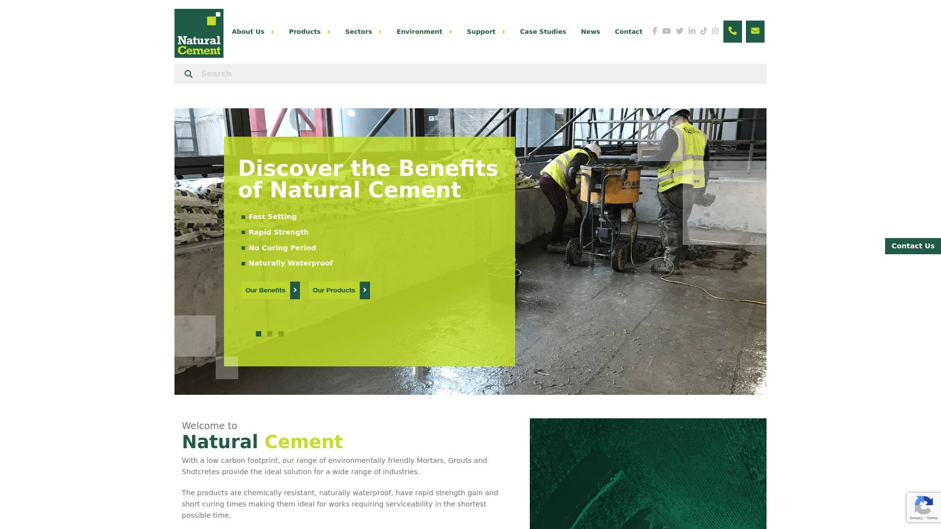 Natural Cement Distribution Ltd Website