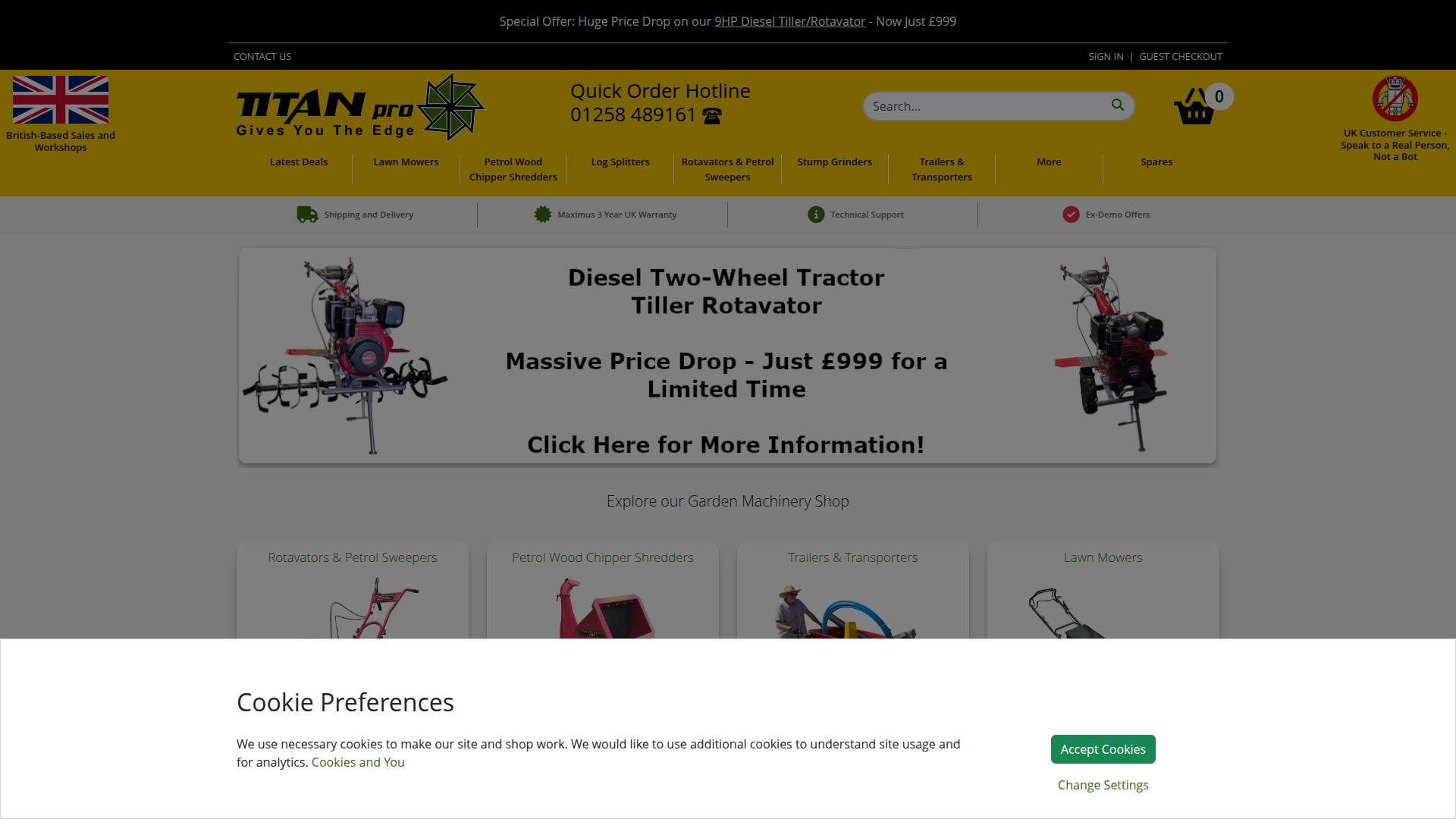 Titan Pro Ltd Website