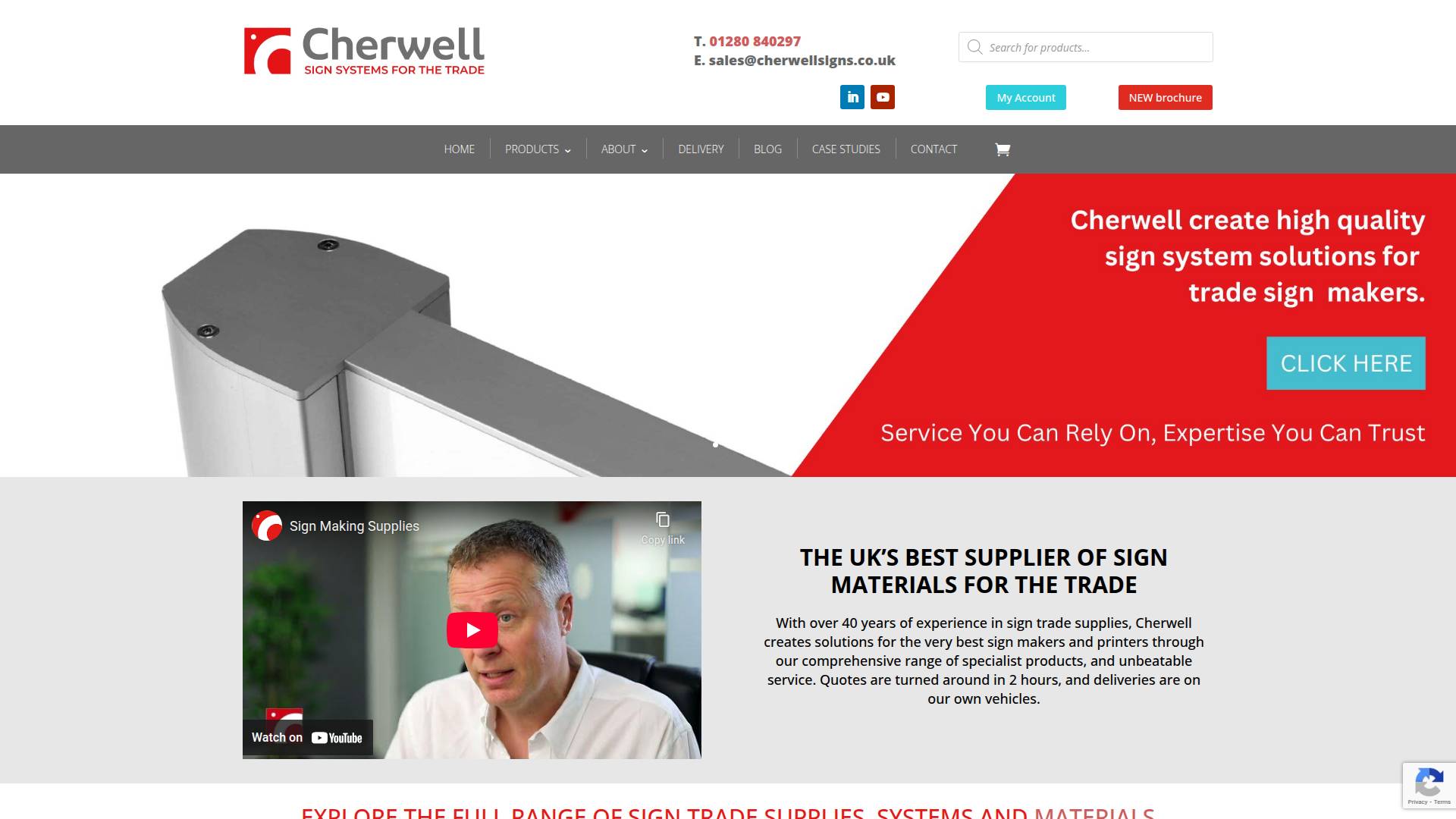 Cherwell Signs Website