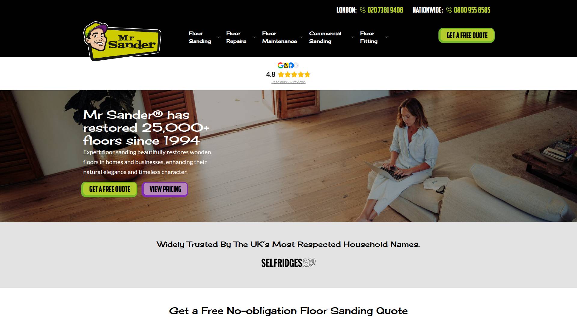 Mr Sander&reg; Website