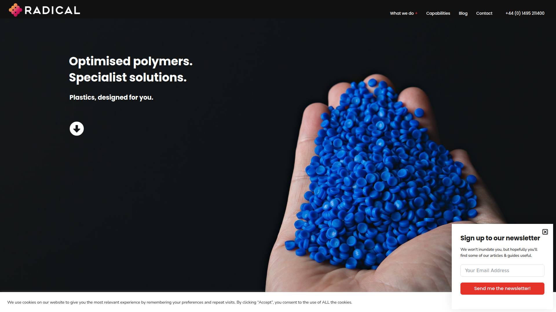 Radical Materials Website