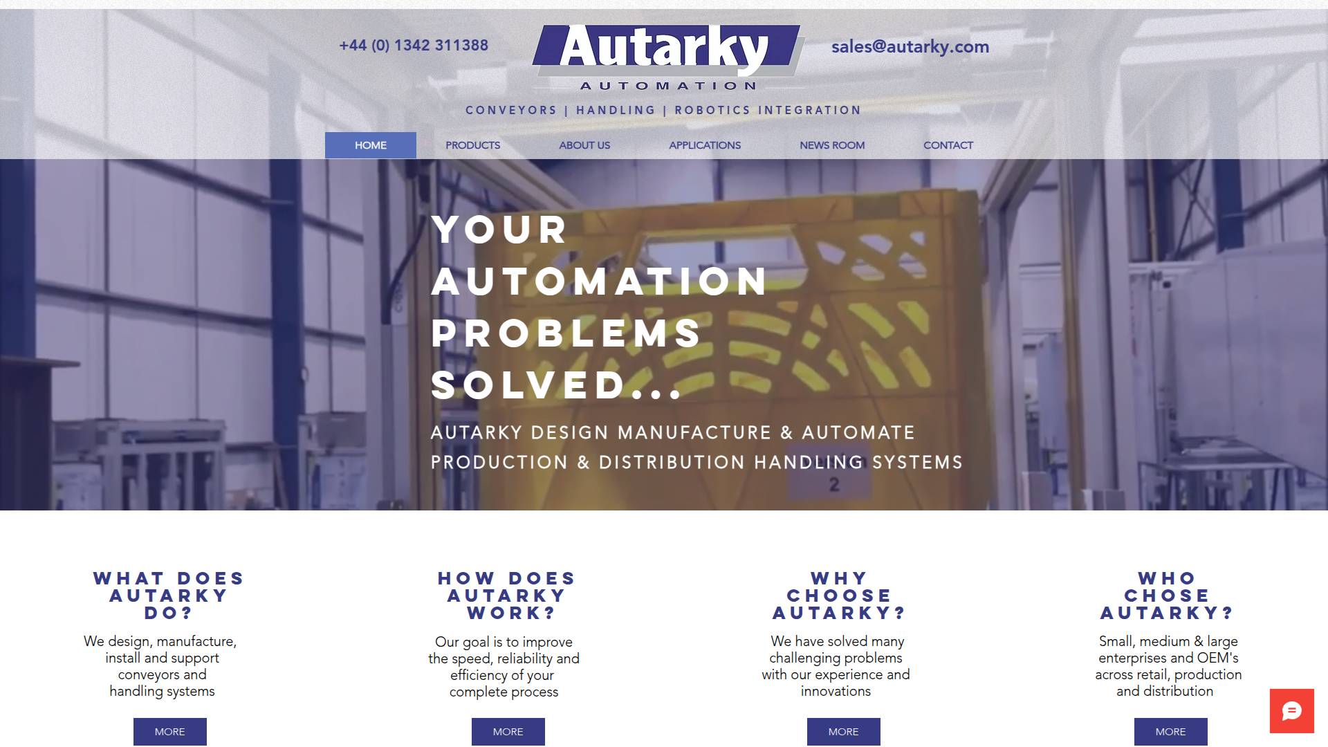 Autarky Machine Co. Ltd Website