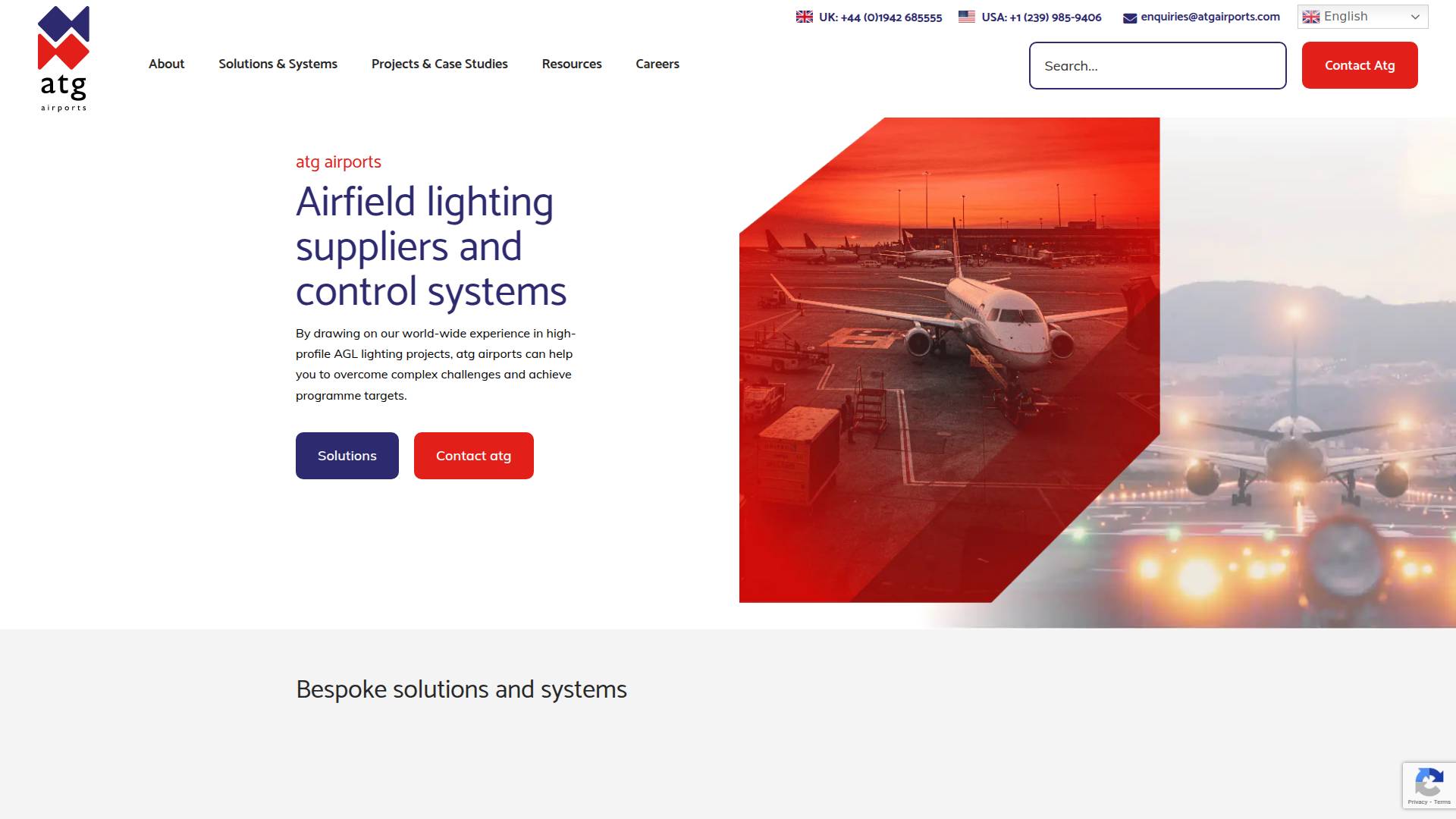 A T G Airports Website