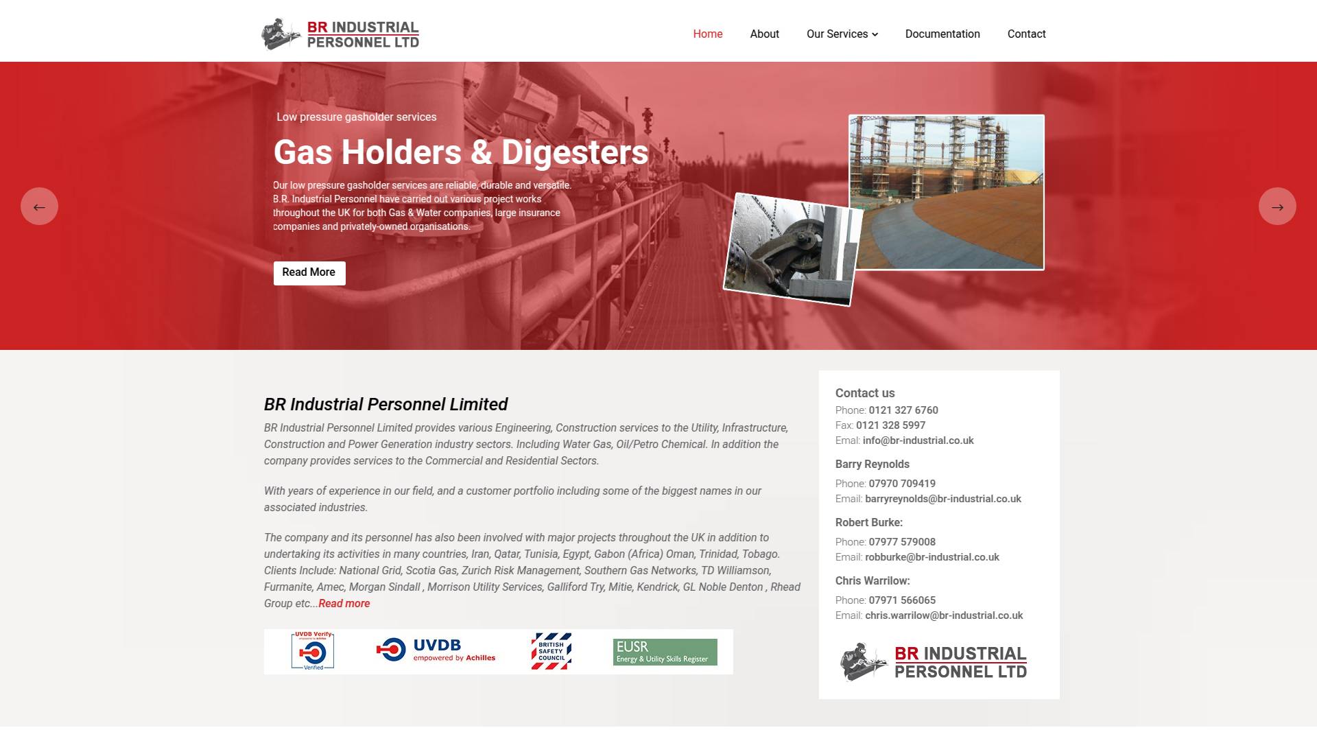 B R Industrial Personnel Ltd Website