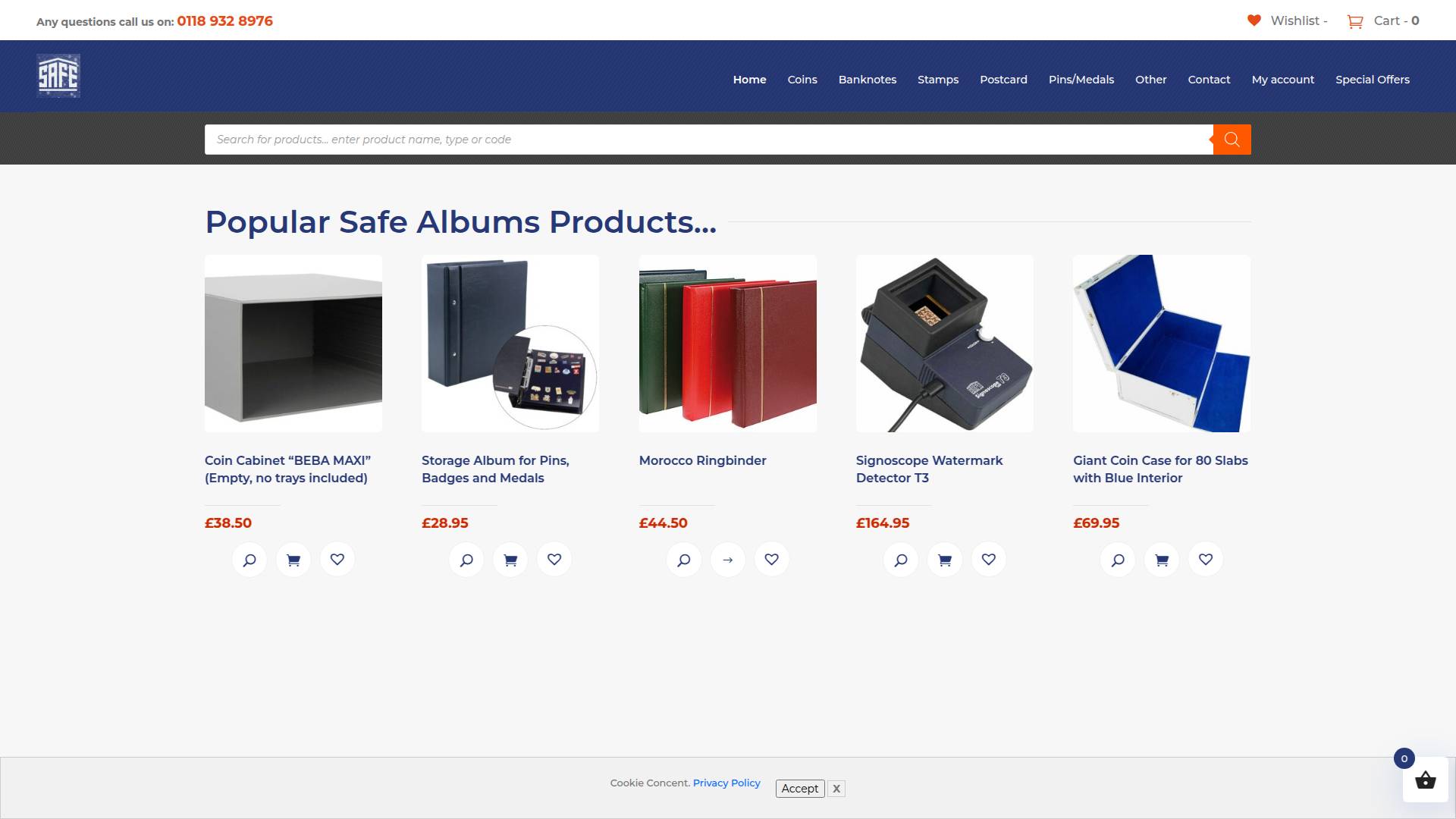Safe Albums UK Ltd Website