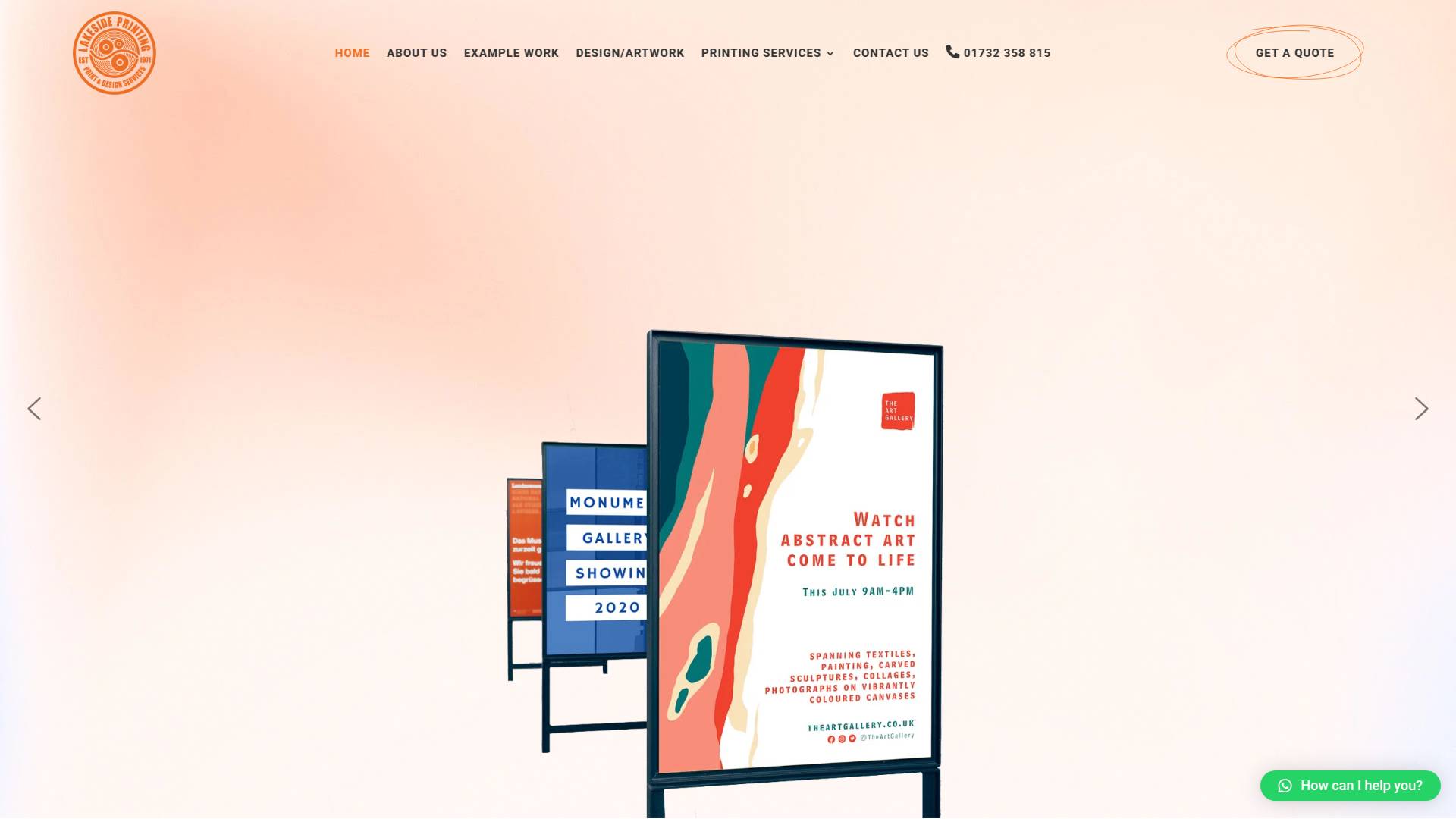 Lakeside Printing Website