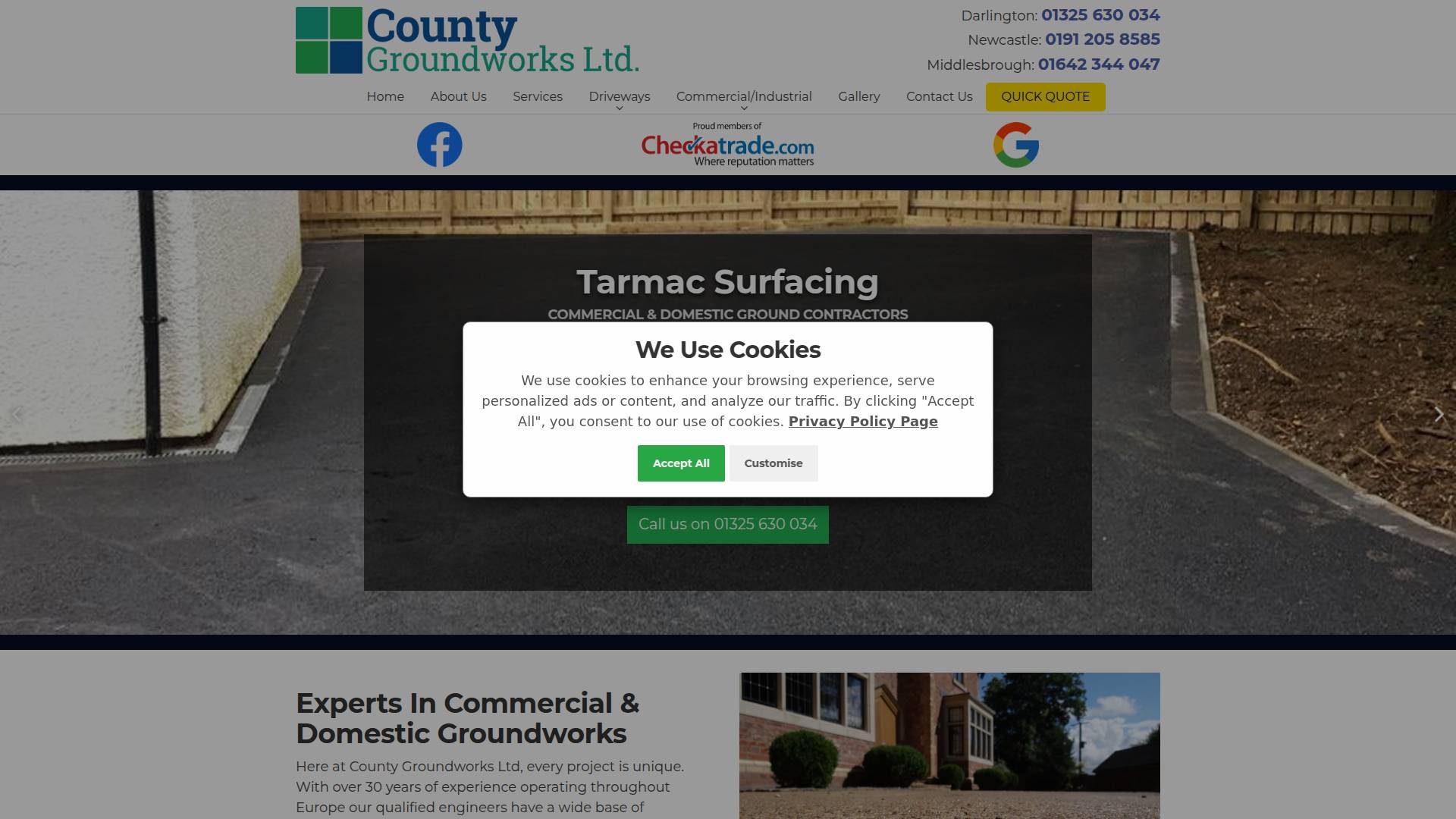 County Groundworks Ltd Website