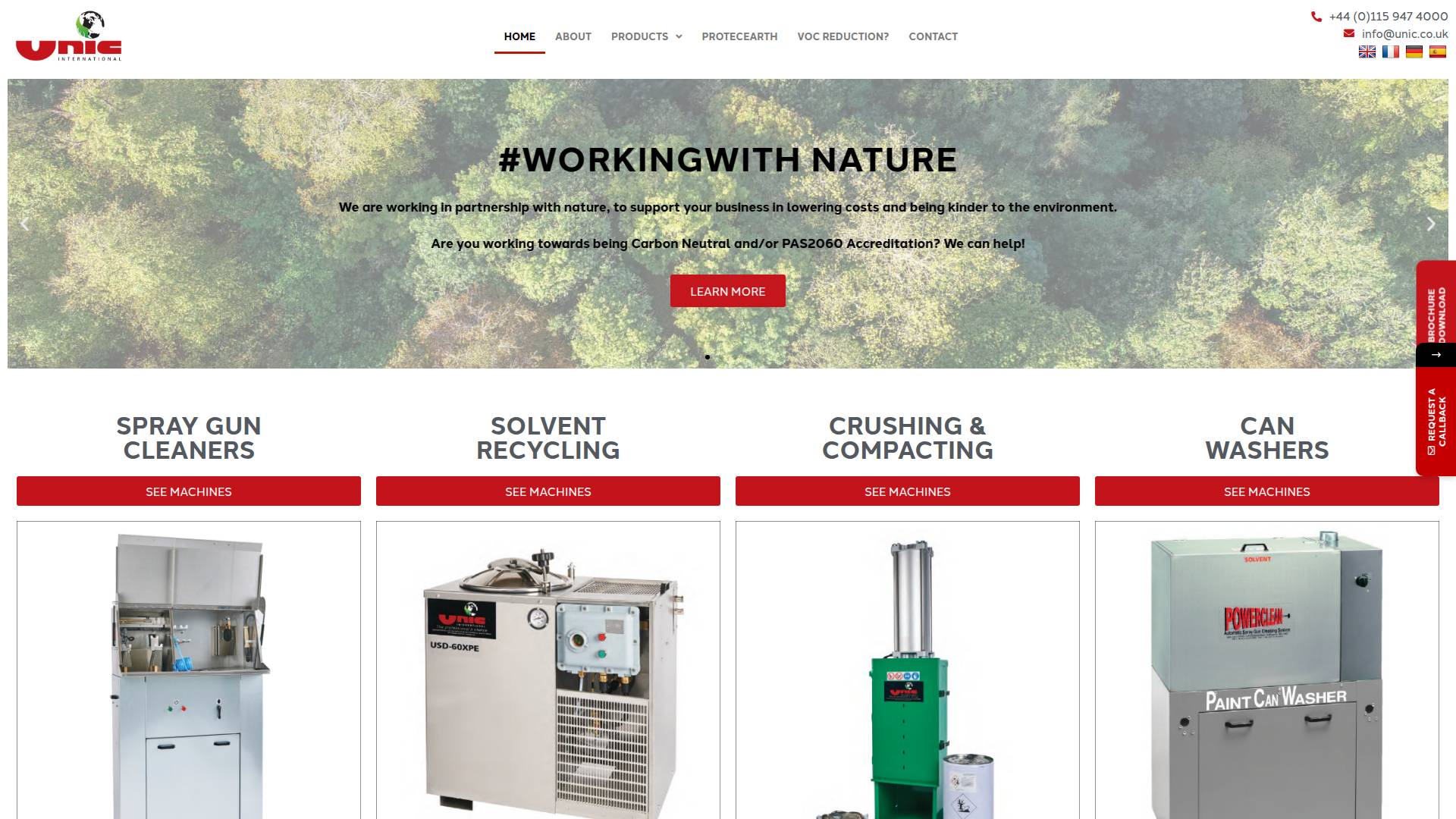 Unic International Website