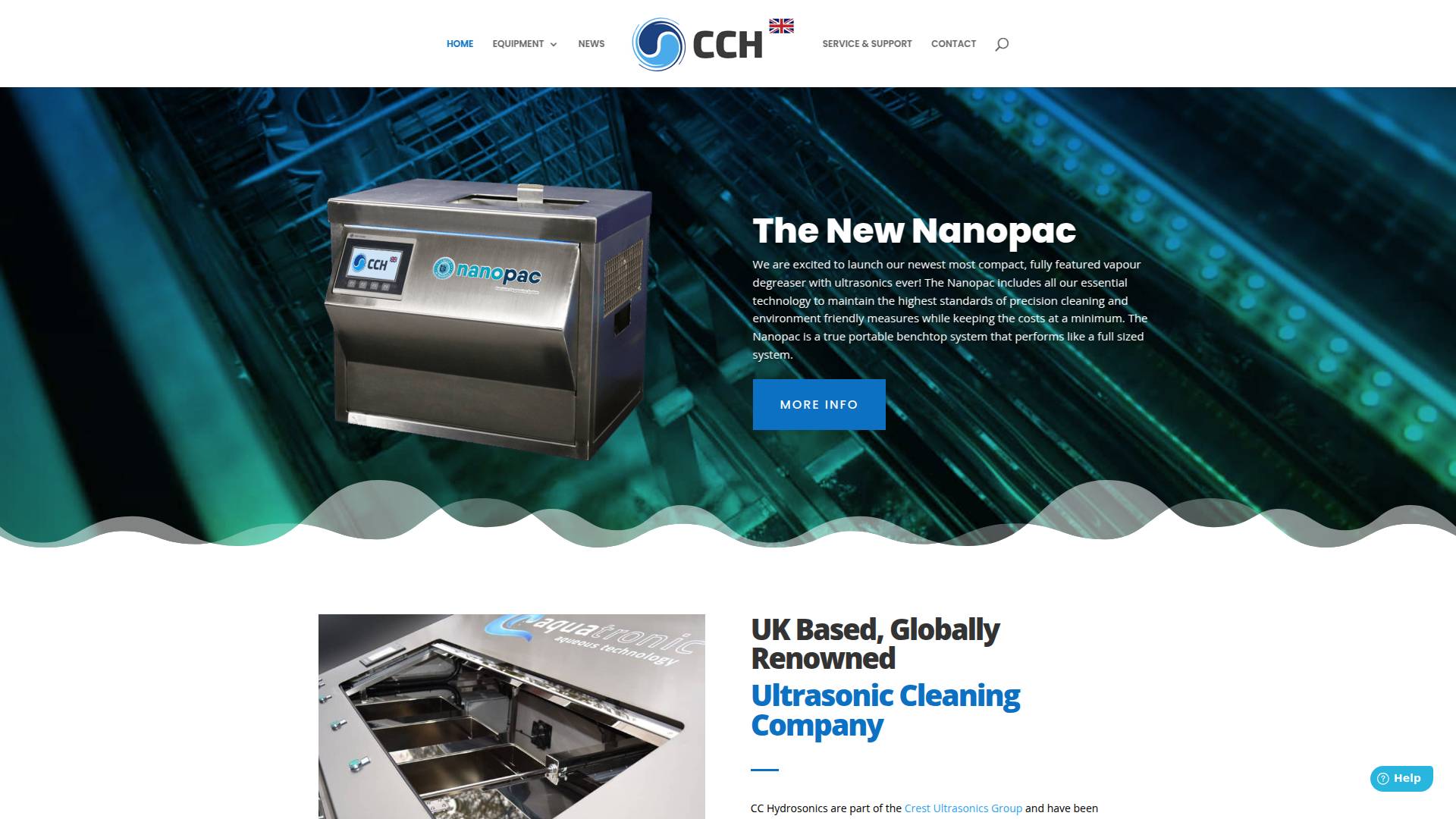 C C Hydrosonics Ltd Website