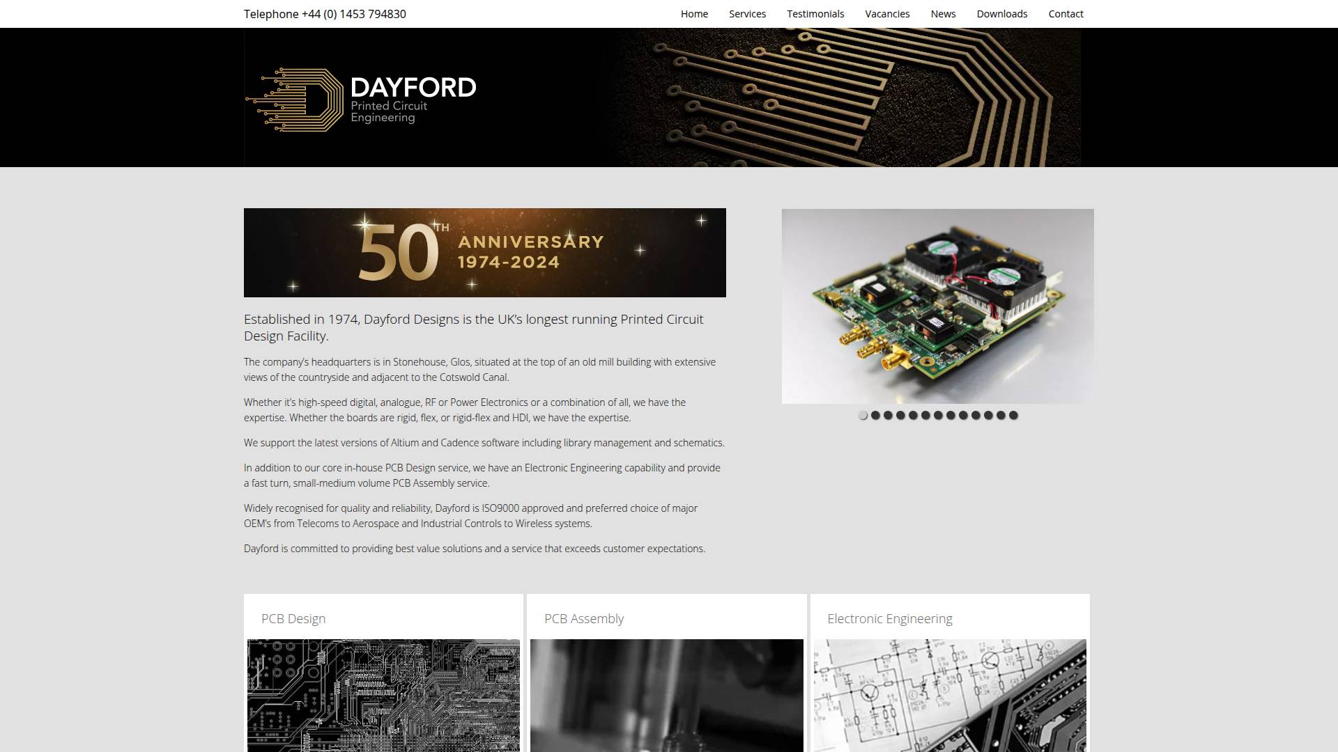 Dayford Designs Ltd Website