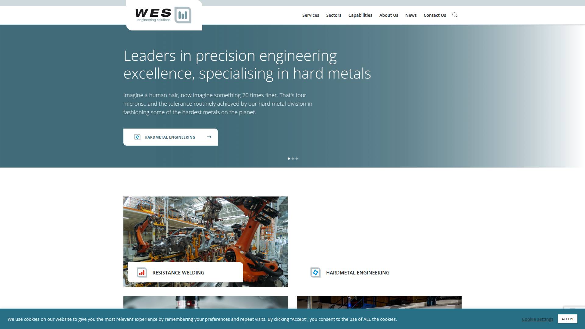 WES Hardmetal Engineering Website