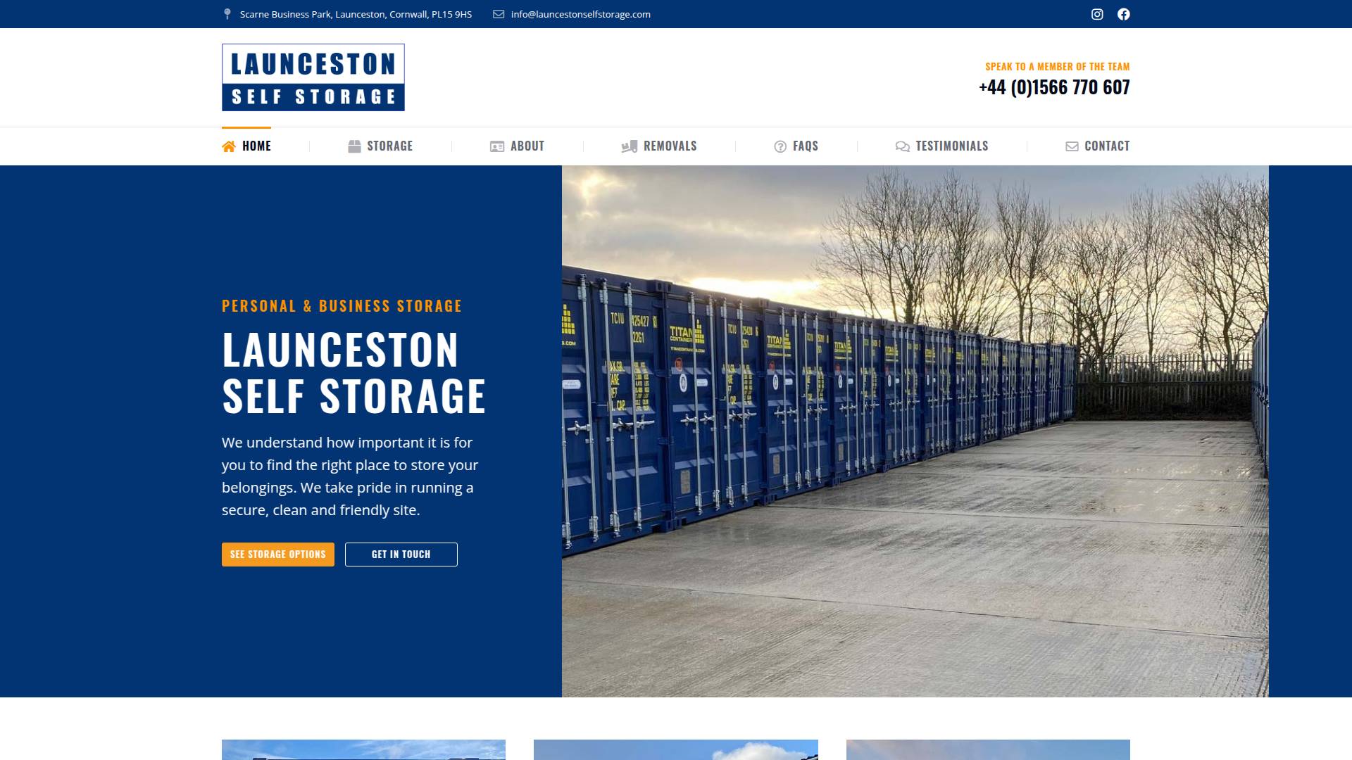Launceston Self Storage Website