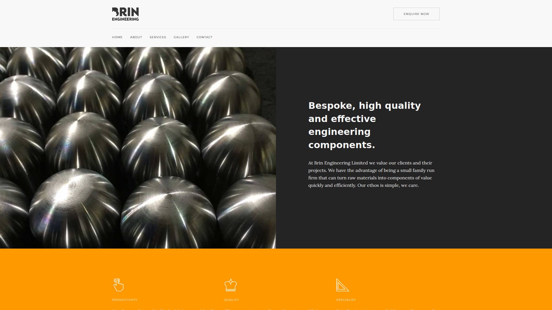 Brin Engineering Ltd Website