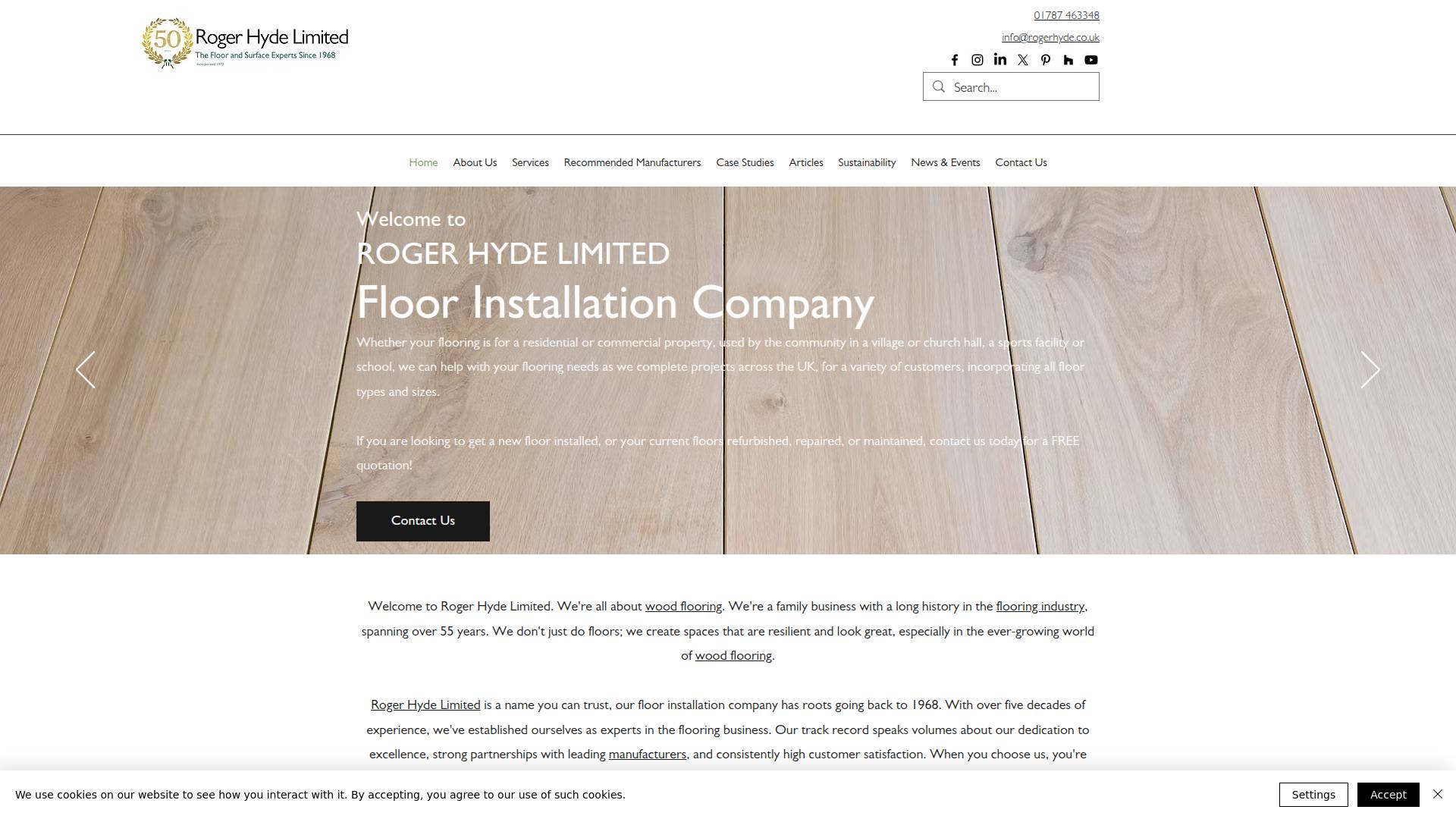 Roger Hyde Ltd Website