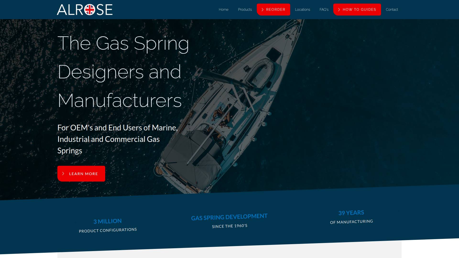 Alrose Products Ltd Website homepage