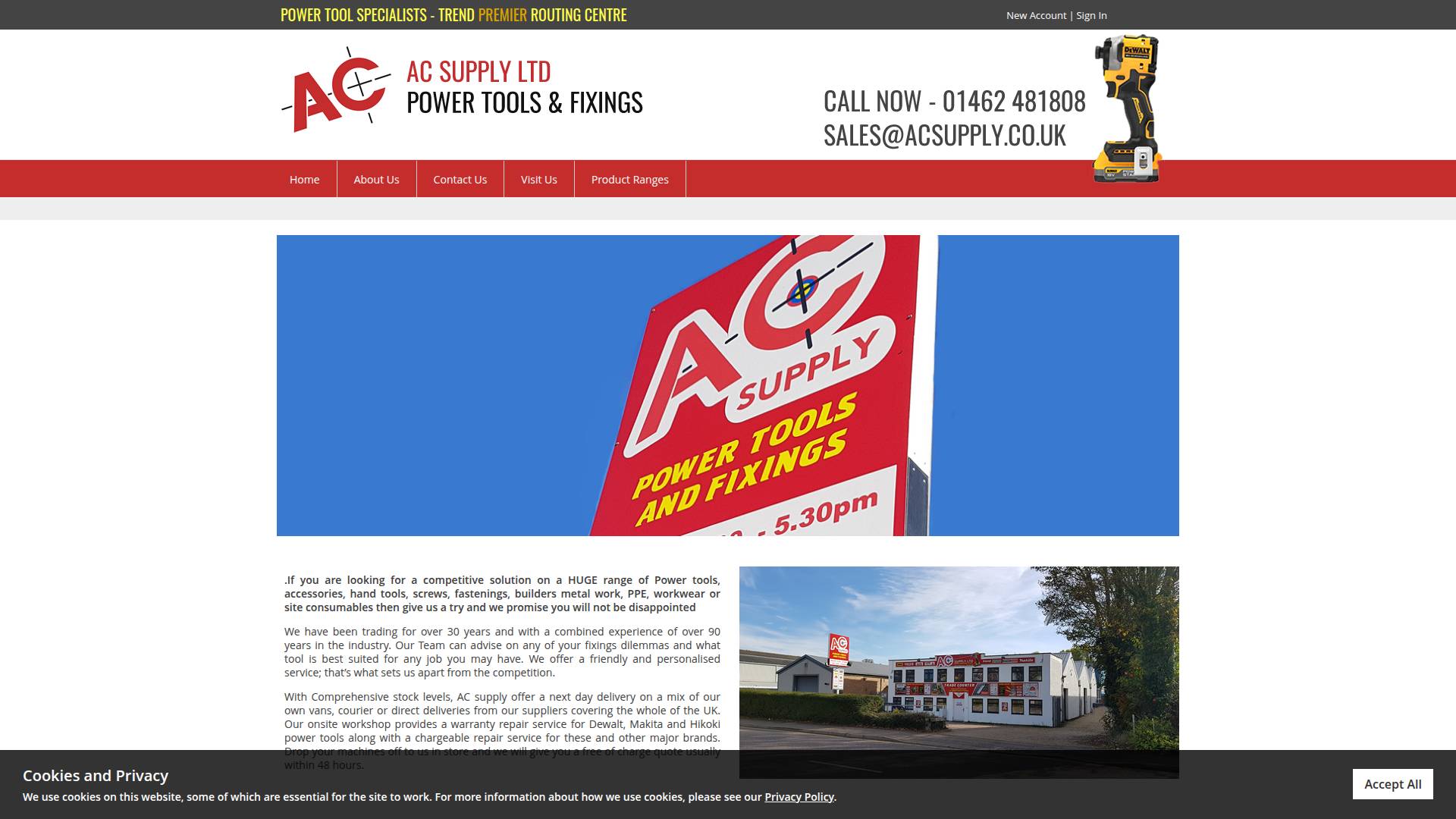 AC Supply Ltd Website