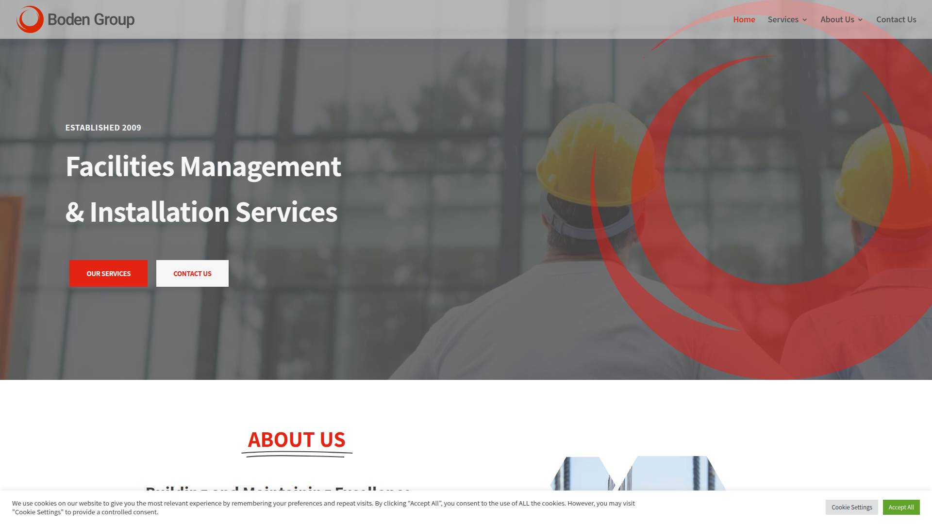 Boden Fire & Security Website