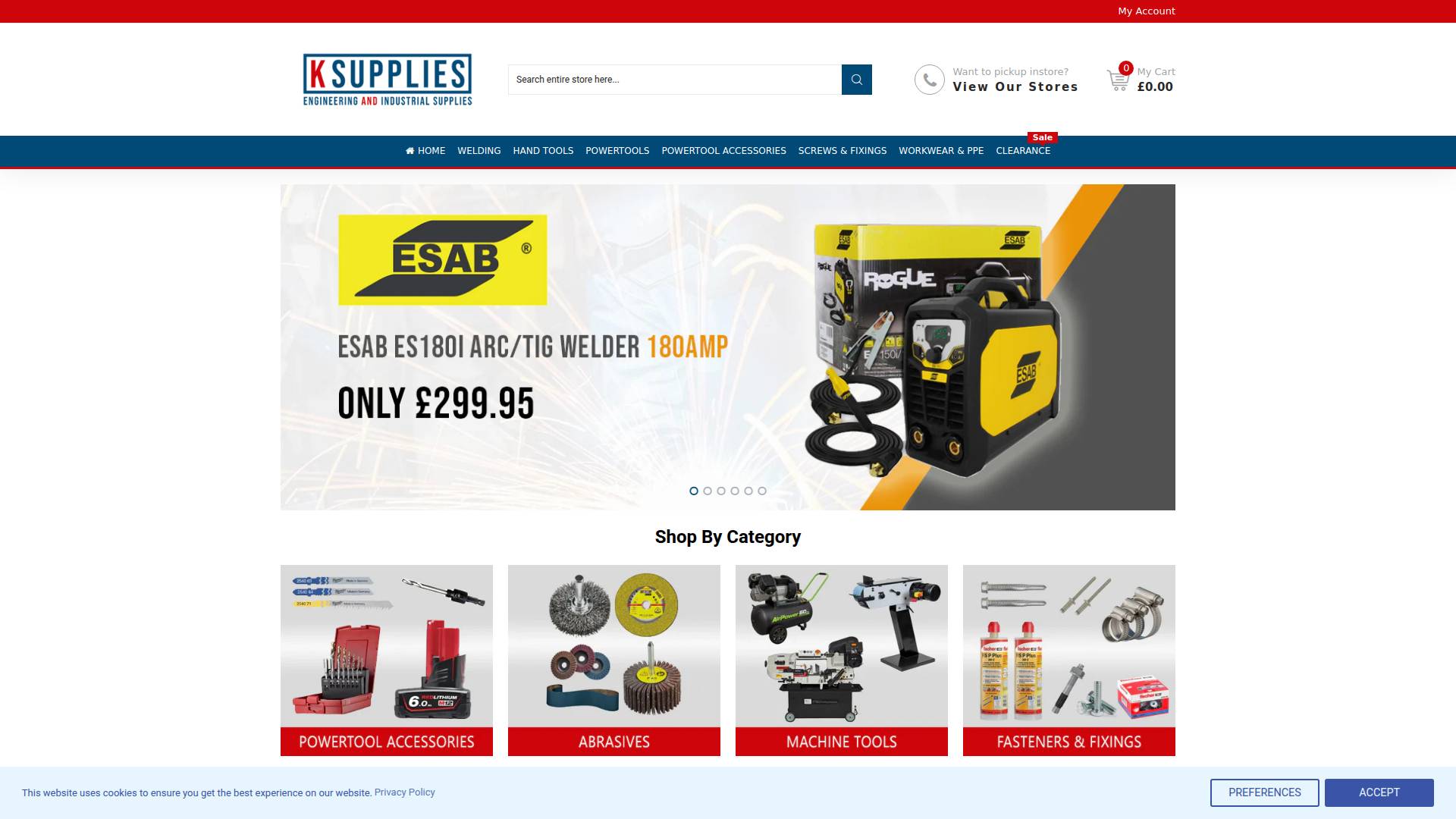 K Supplies Ltd  Website