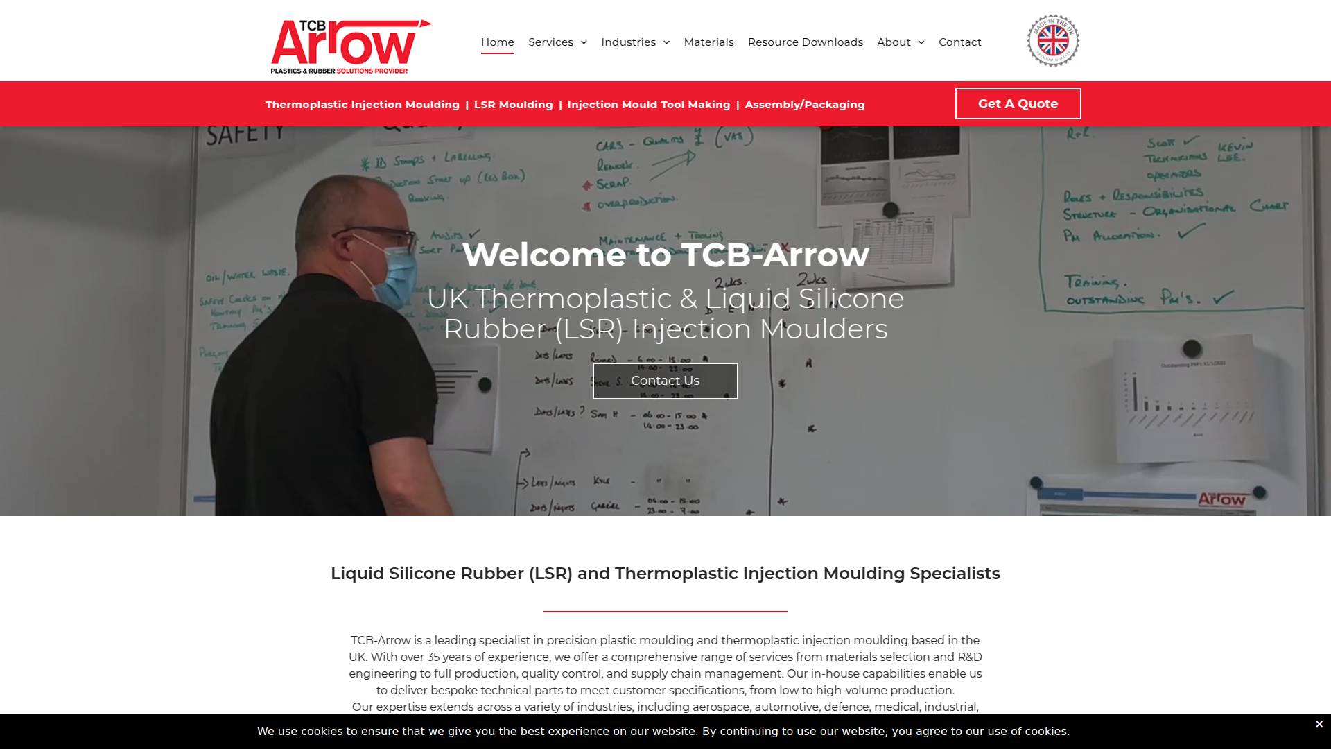 Arrow Components Ltd Website