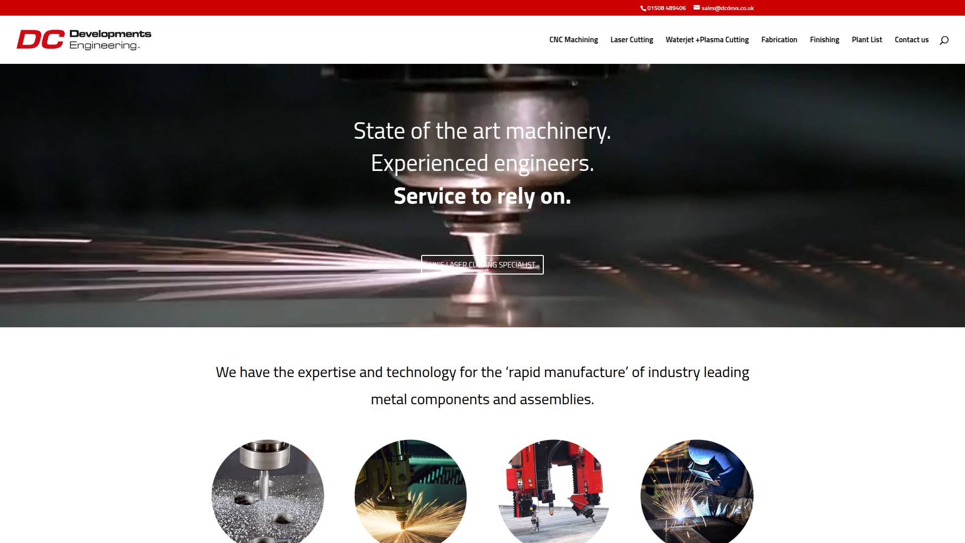 D C Developments Engineering Website